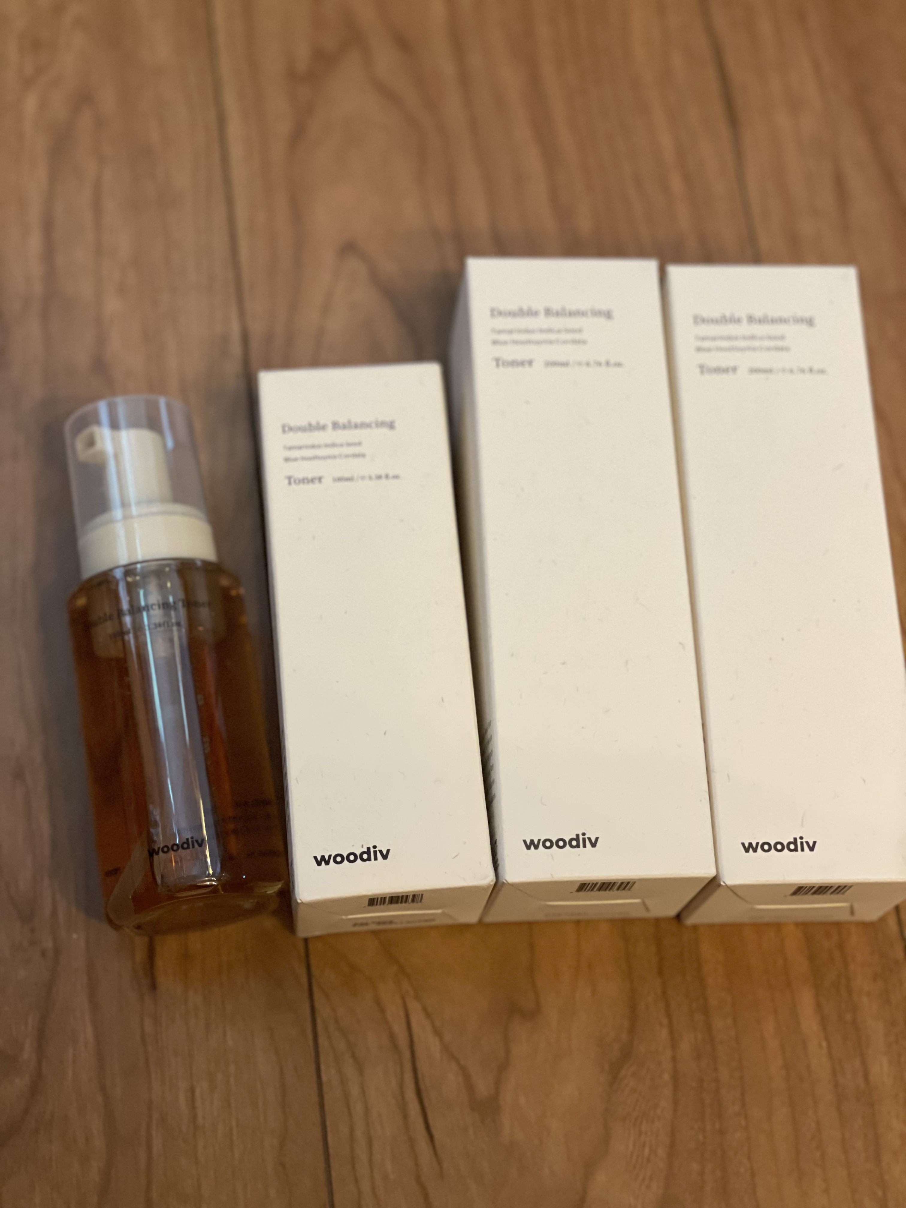 ダブルバランシングトナー/woodiv/頭皮ローションを使ったクチコミ（2枚目）