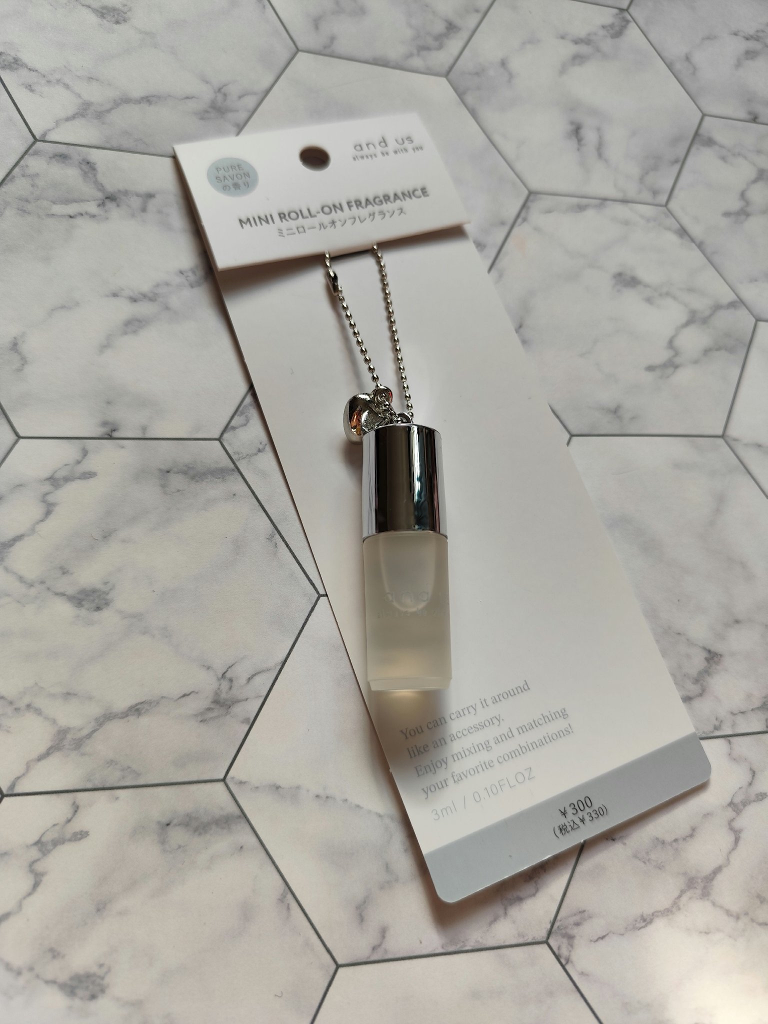ミニロールオンフレグランス/and us/香水(レディース)を使ったクチコミ（1枚目）