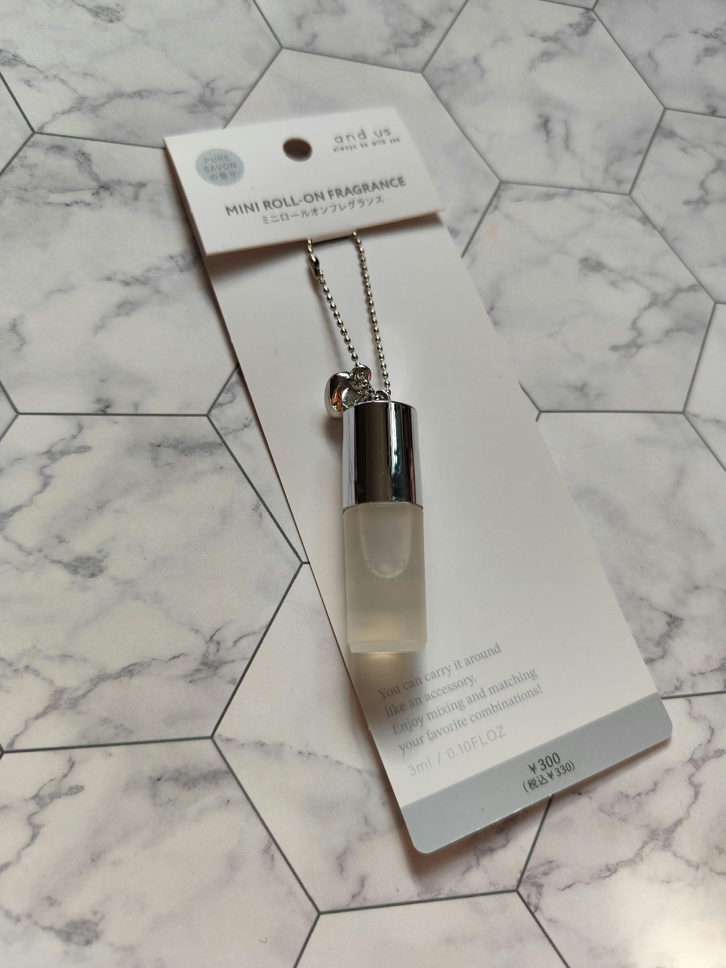 ミニロールオンフレグランス/and us/香水(レディース)を使ったクチコミ(1枚目)