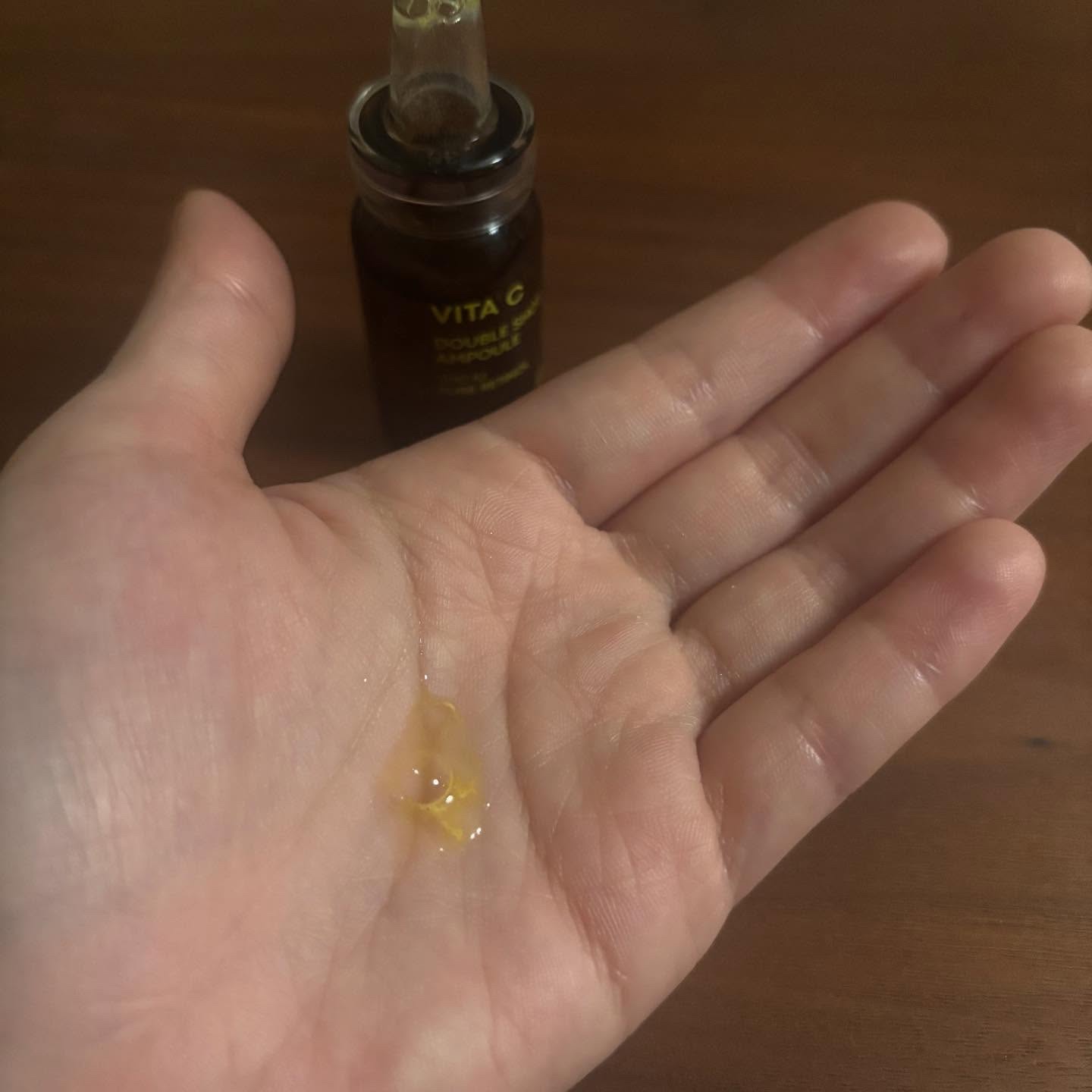 ビタC凍結乾燥ダブルショットアンプルキット/BONCEPT/美容液を使ったクチコミ（3枚目）