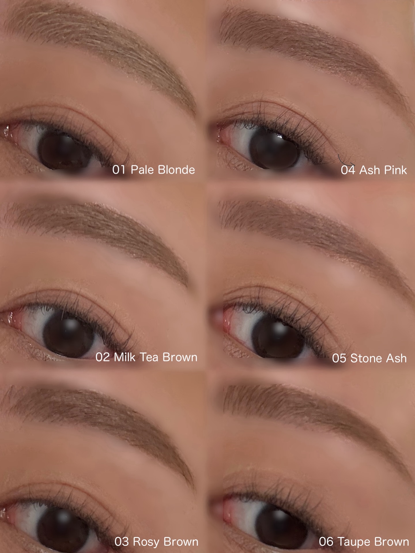 ドットオンムード フェイクアップ ブロウカラー/Heart Percent/眉マスカラを使ったクチコミ（3枚目）