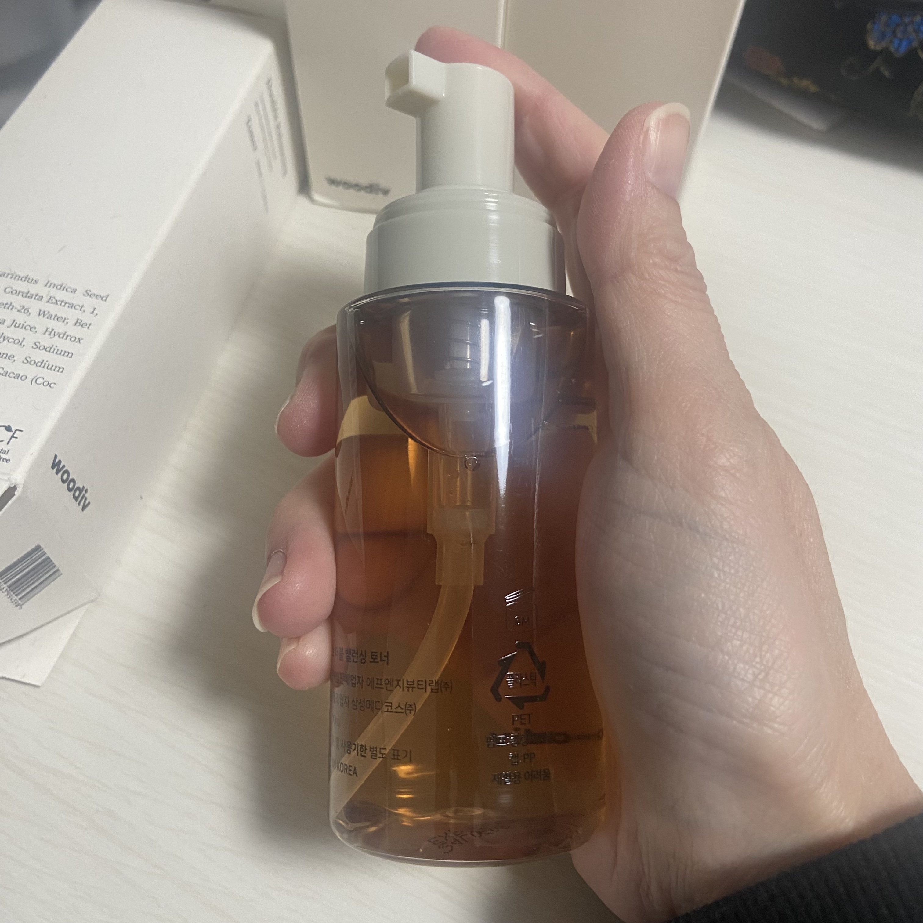 ダブルバランシングトナー/woodiv/化粧水を使ったクチコミ（2枚目）