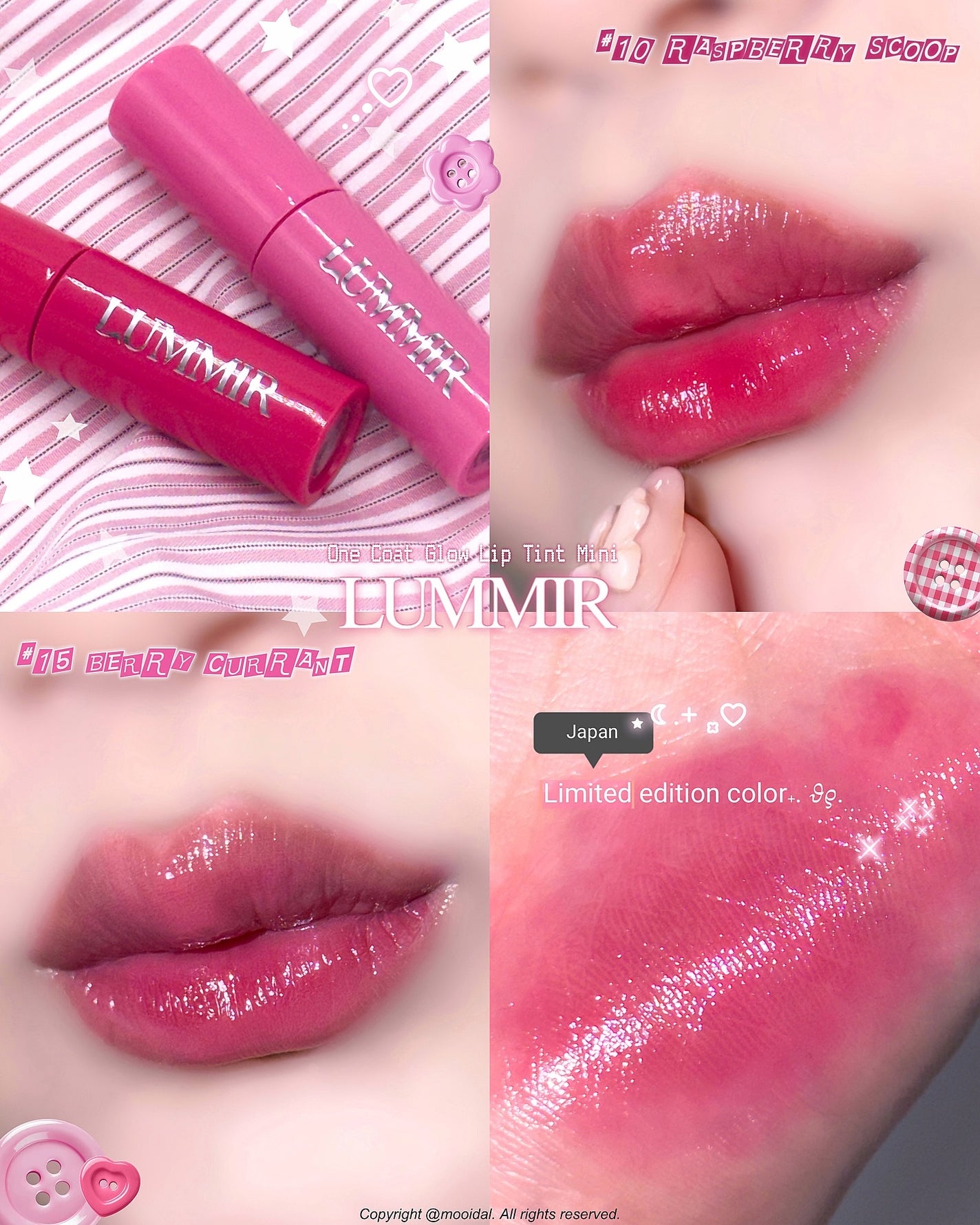 ONE COAT グロウティント/Lummir/リップティントを使ったクチコミ(1枚目)