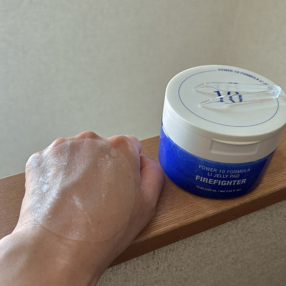 パワー10フォーミュラLIゼリーパッドカンゾウズレン /It&#39;s skin/トナーパッドを使ったクチコミ（3枚目）