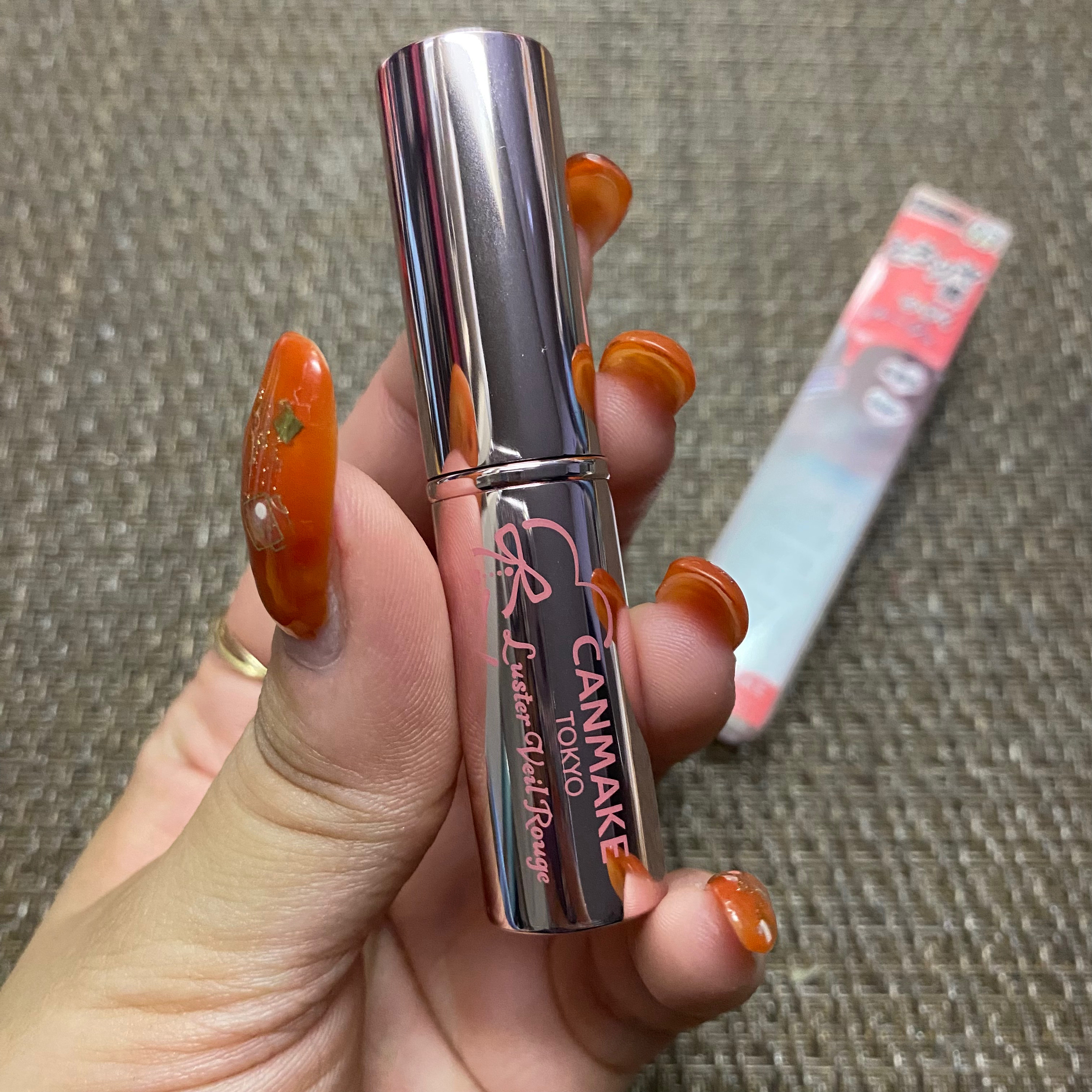 ラスターヴェールルージュ/キャンメイク/口紅を使ったクチコミ（2枚目）