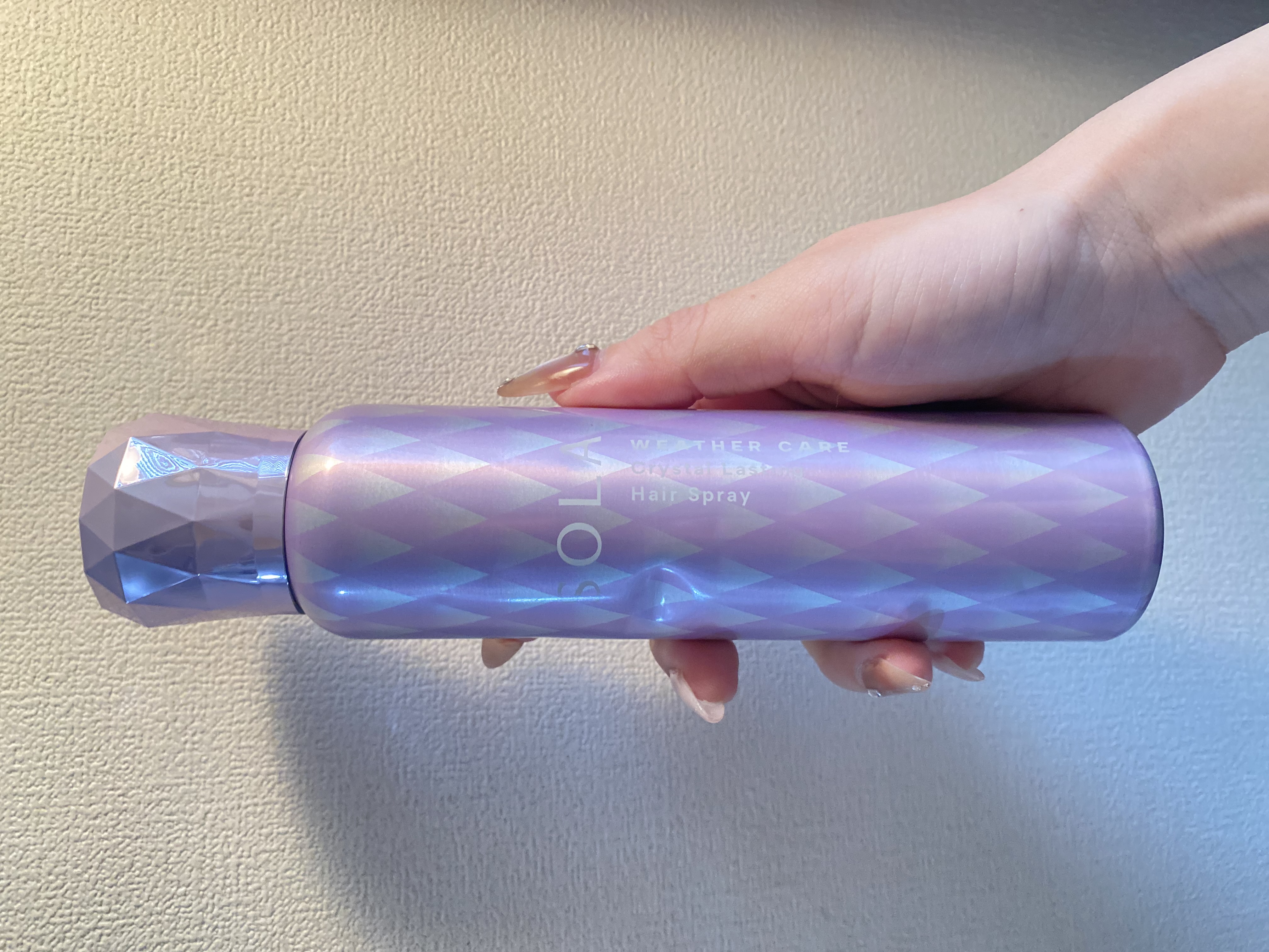 ソラ ウェザーケア クリスタルラスティング ヘアスプレー/SOLA WEATHER CARE/ヘアスプレーを使ったクチコミ（1枚目）