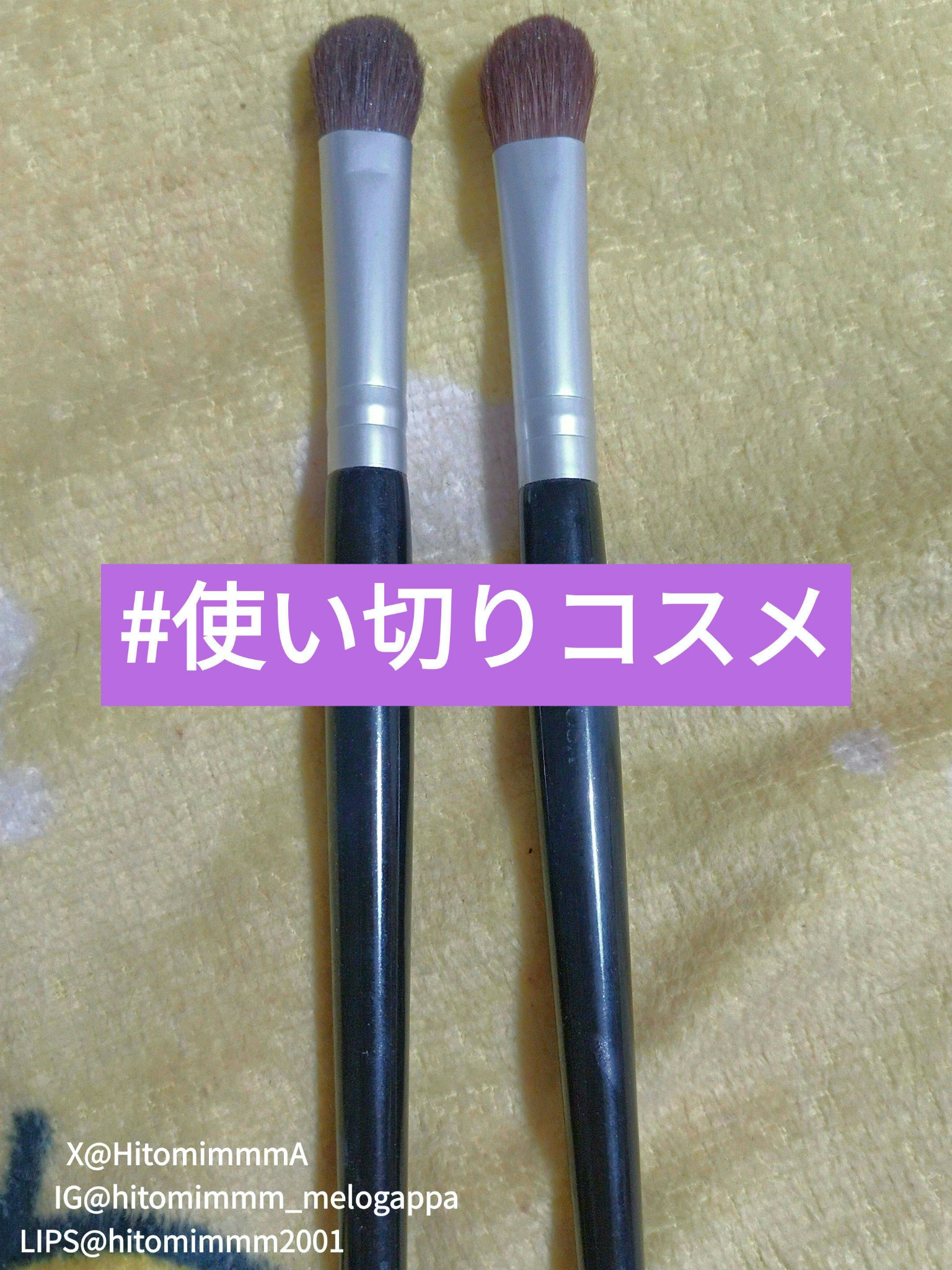 アイシャドウブラシセット/ロージーローザ/メイクブラシを使ったクチコミ（1枚目）