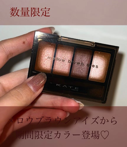 ケイト メロウブラウンアイズ/KATE/アイシャドウパレットを使ったクチコミ(2枚目)