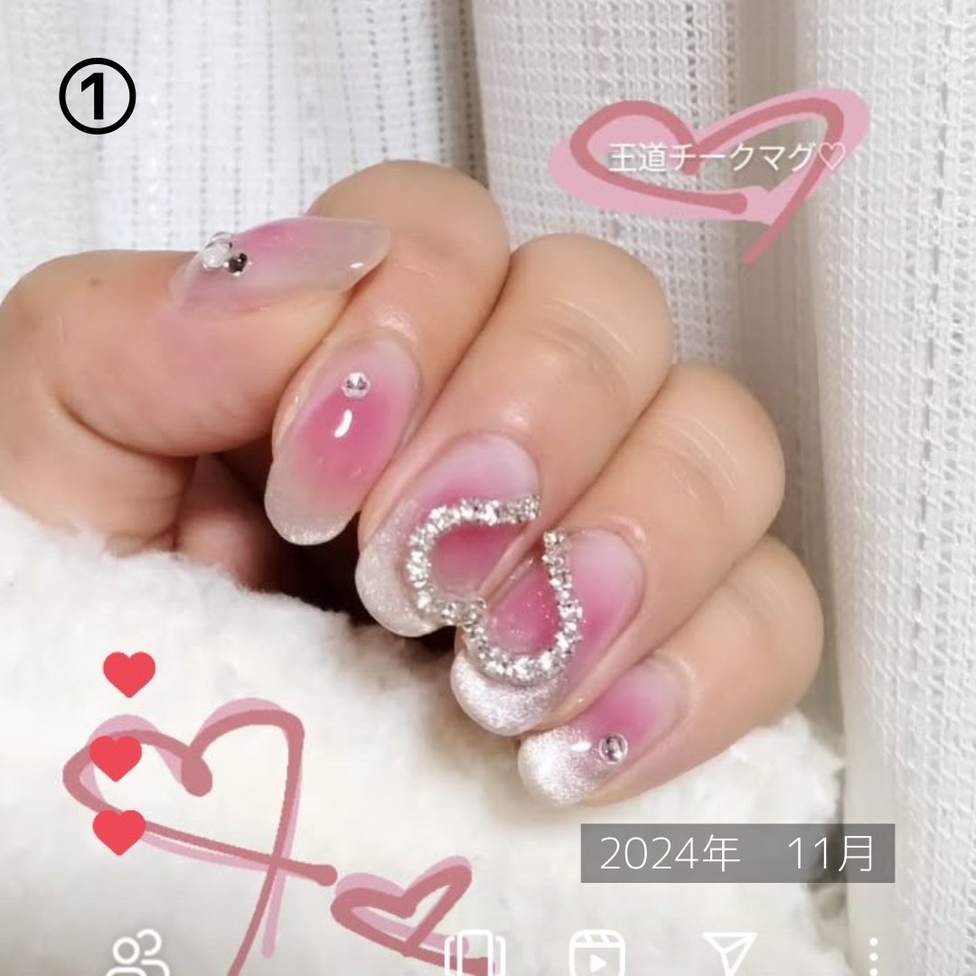 ジェルネイル（ライト対応）/セリア/ジェルネイルを使ったクチコミ（2枚目）