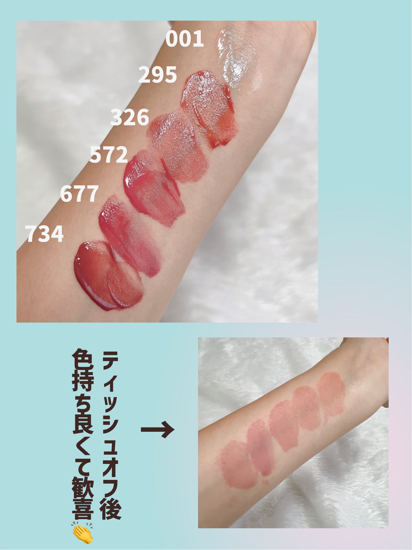 アンフレームドハイドロブロウティント/Oddtype/リップティントを使ったクチコミ(8枚目)