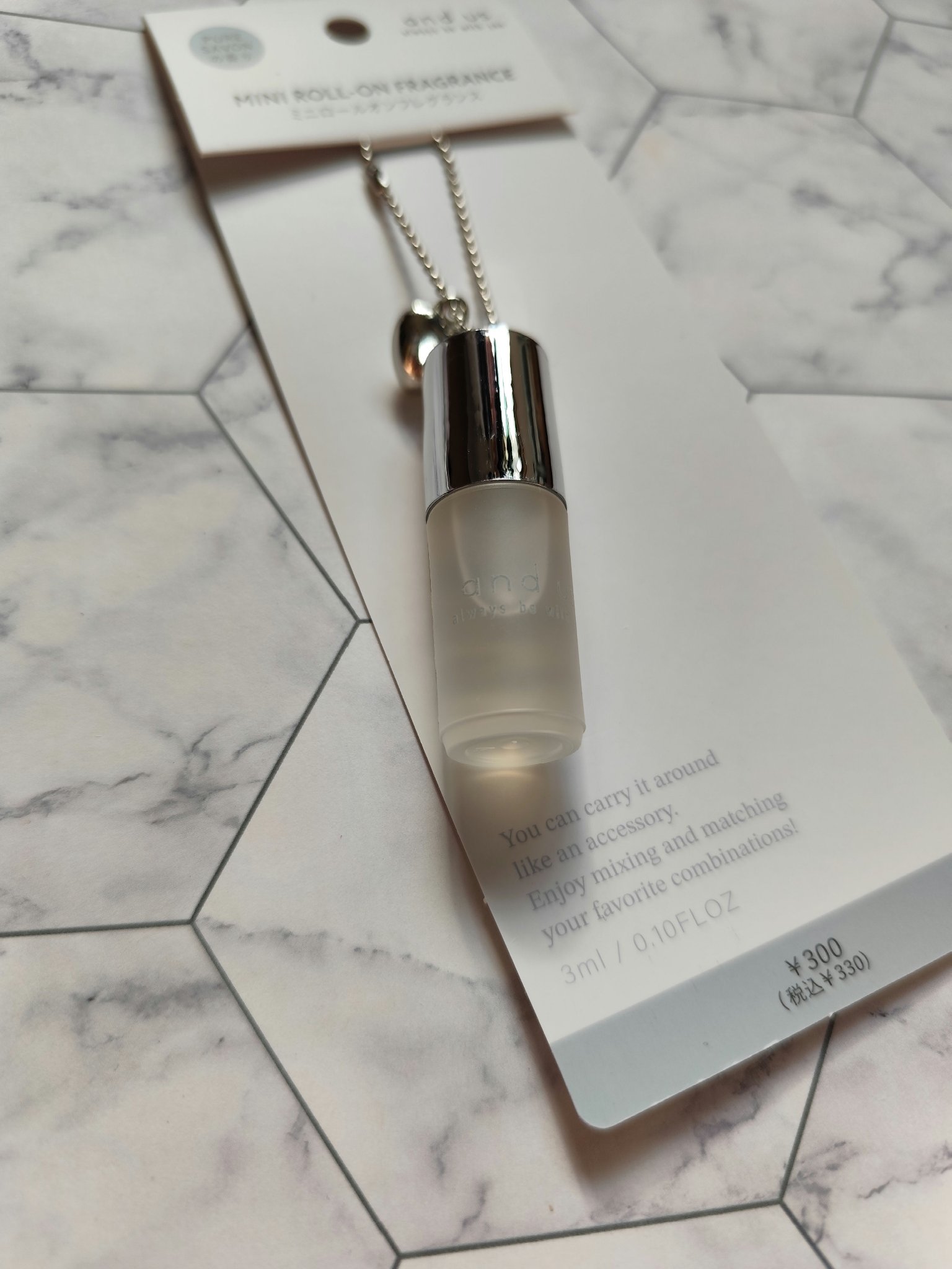 ミニロールオンフレグランス/and us/香水(レディース)を使ったクチコミ（2枚目）