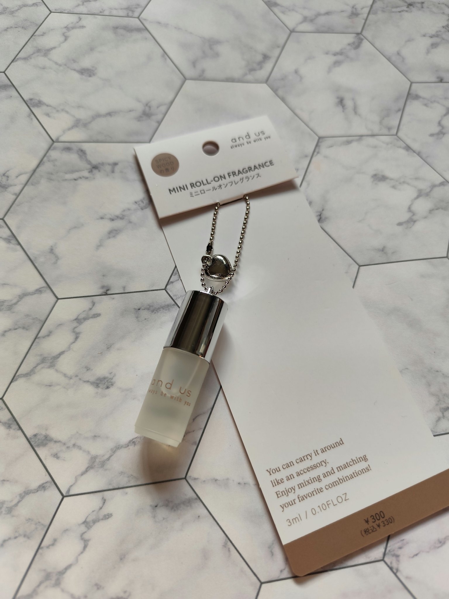 ミニロールオンフレグランス/and us/香水(レディース)を使ったクチコミ（2枚目）