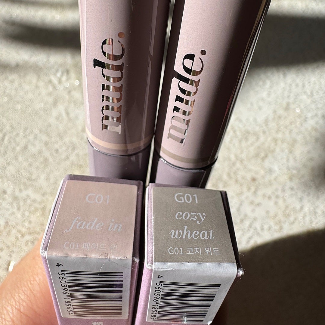 インスパイアスキニーブロウカラ/mude/眉マスカラを使ったクチコミ(2枚目)