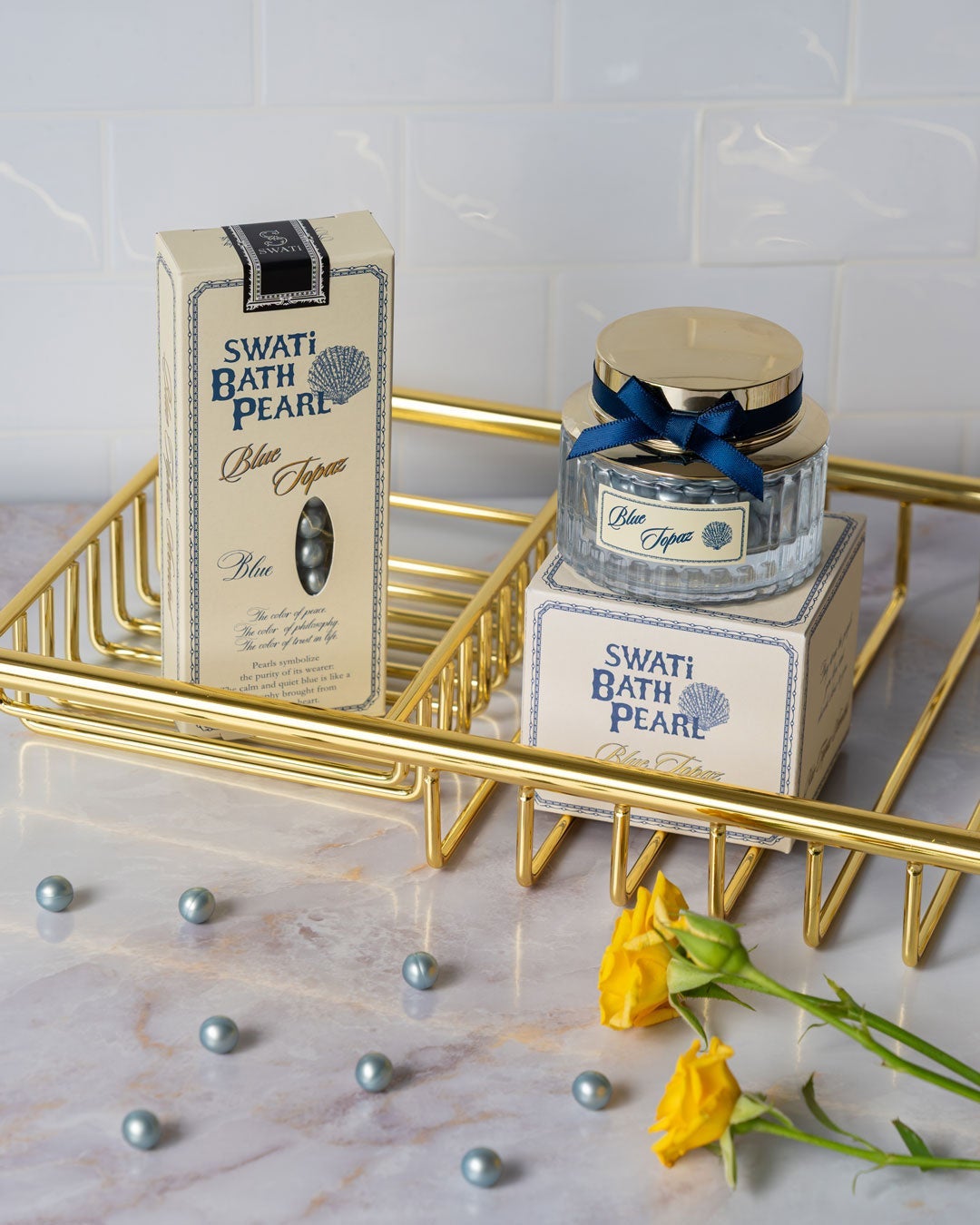 SWATi BATH PEARL BLUE SWATi MARBLe