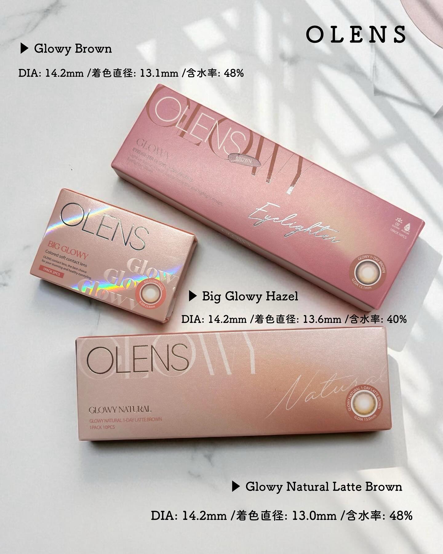 Glowy 1day/OLENS/ワンデー（１DAY）カラコンを使ったクチコミ（2枚目）