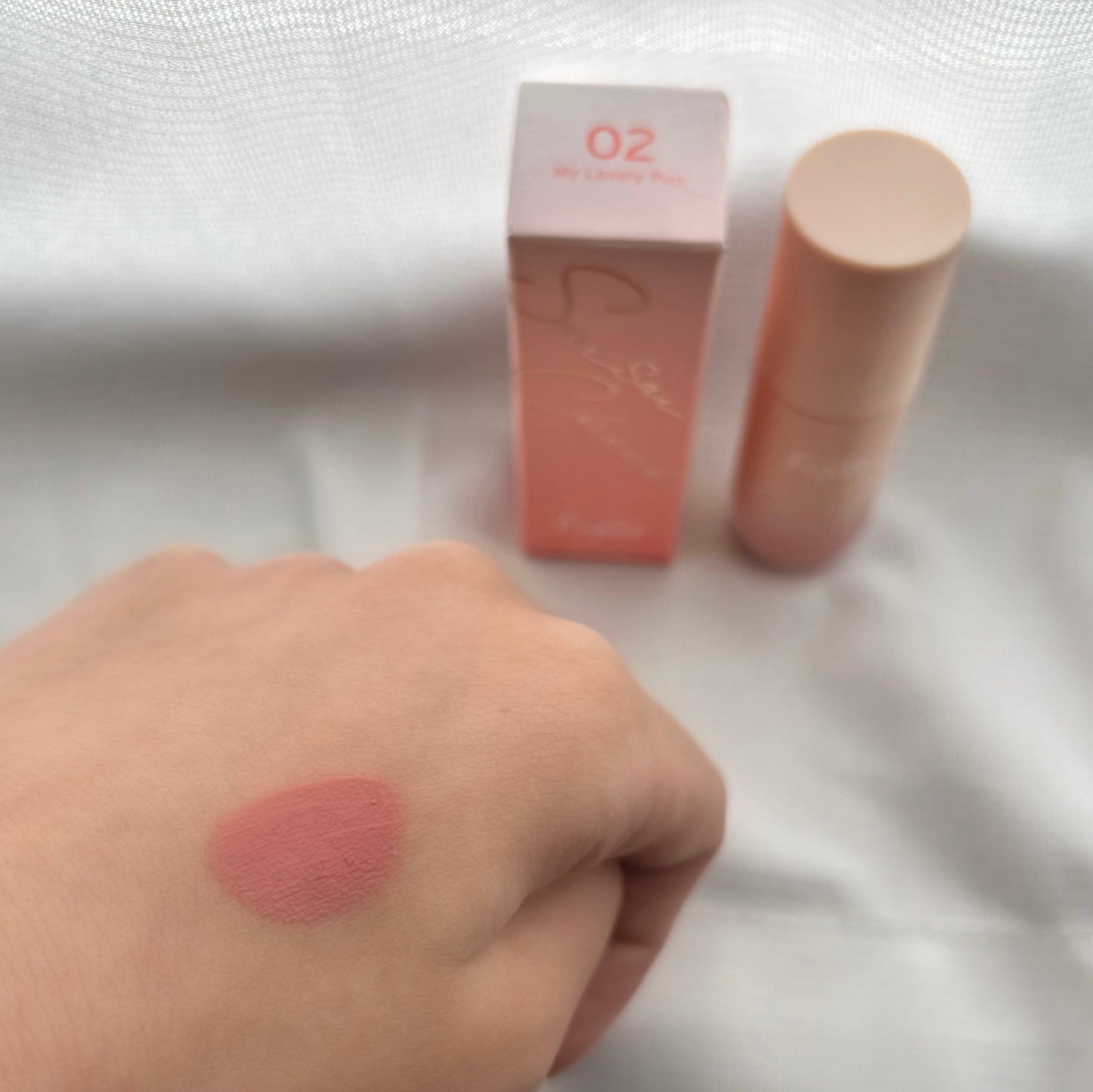 ⽔彩チーク/Fujiko/リキッドチークを使ったクチコミ(2枚目)