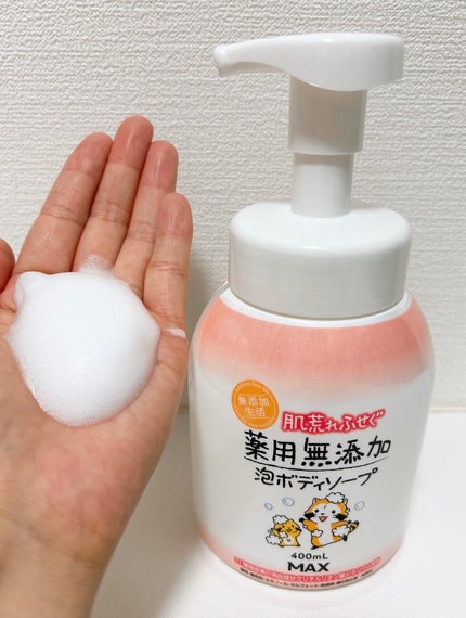 無添加生活 肌荒れふせぐ薬用無添加泡ボディソープ/マックス/ボディソープを使ったクチコミ(2枚目)