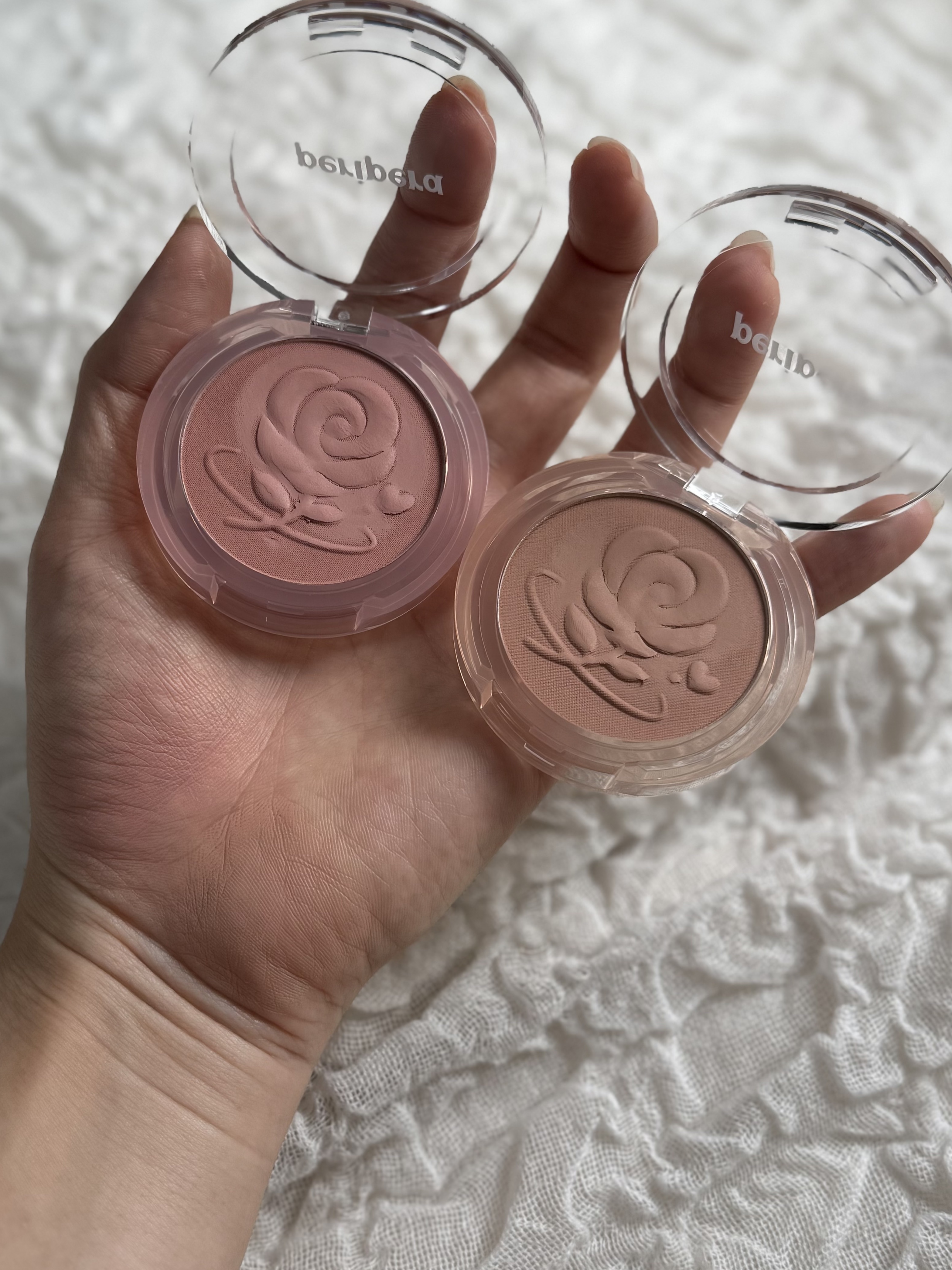 ピュア ブラッシュド サンシャイン チーク/PERIPERA/パウダーチークを使ったクチコミ（3枚目）