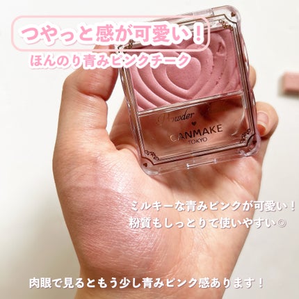 パウダーチークス/キャンメイク/パウダーチークを使ったクチコミ(4枚目)