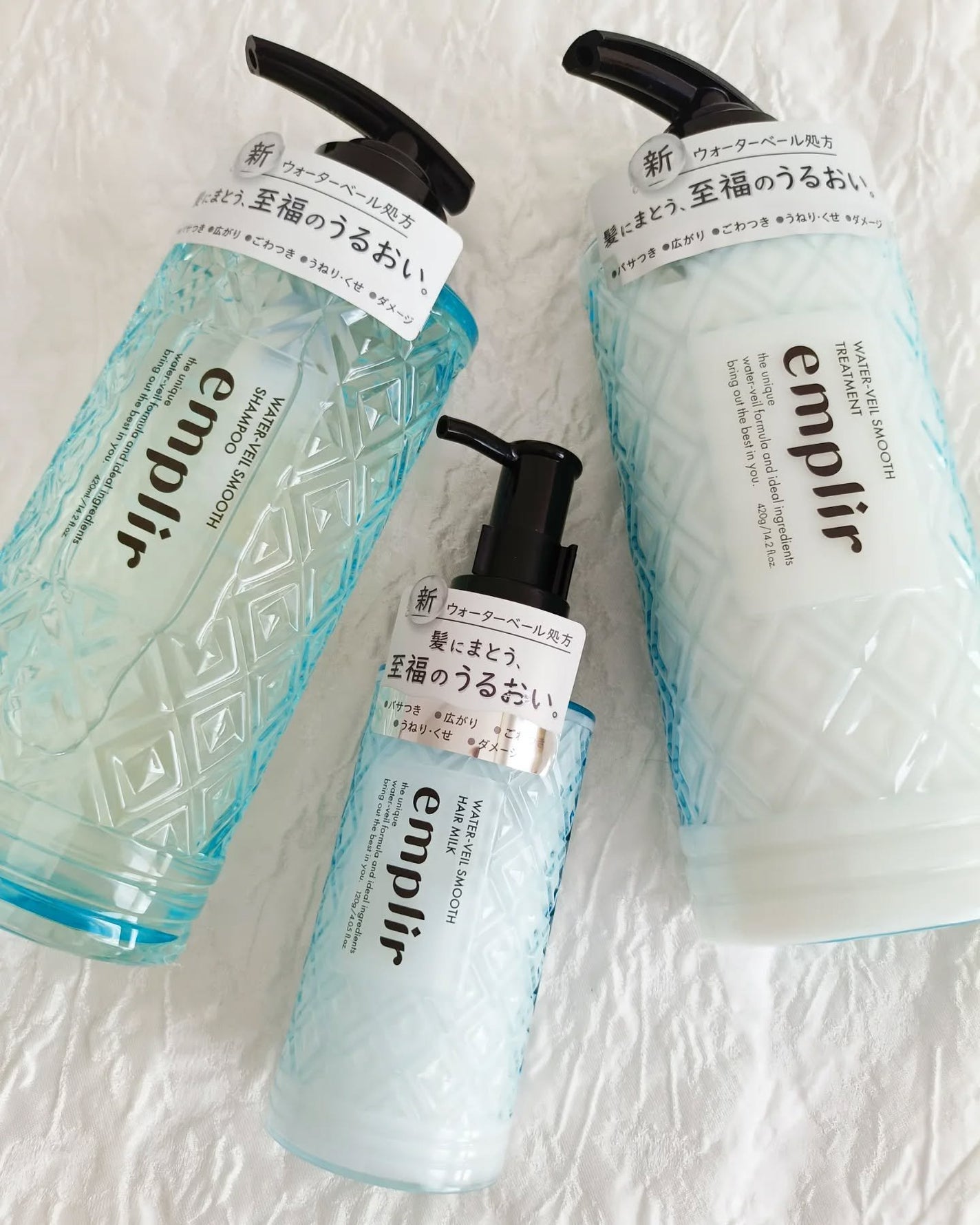 ウォーターベール スムース シャンプー/トリートメント/emplir/市販シャンプーを使ったクチコミ(5枚目)