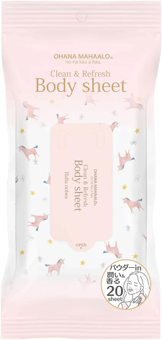 オハナ・マハロ クリーン＆リフレッシュボディシート ハリーア ノヘア / OHANA MAHAALO