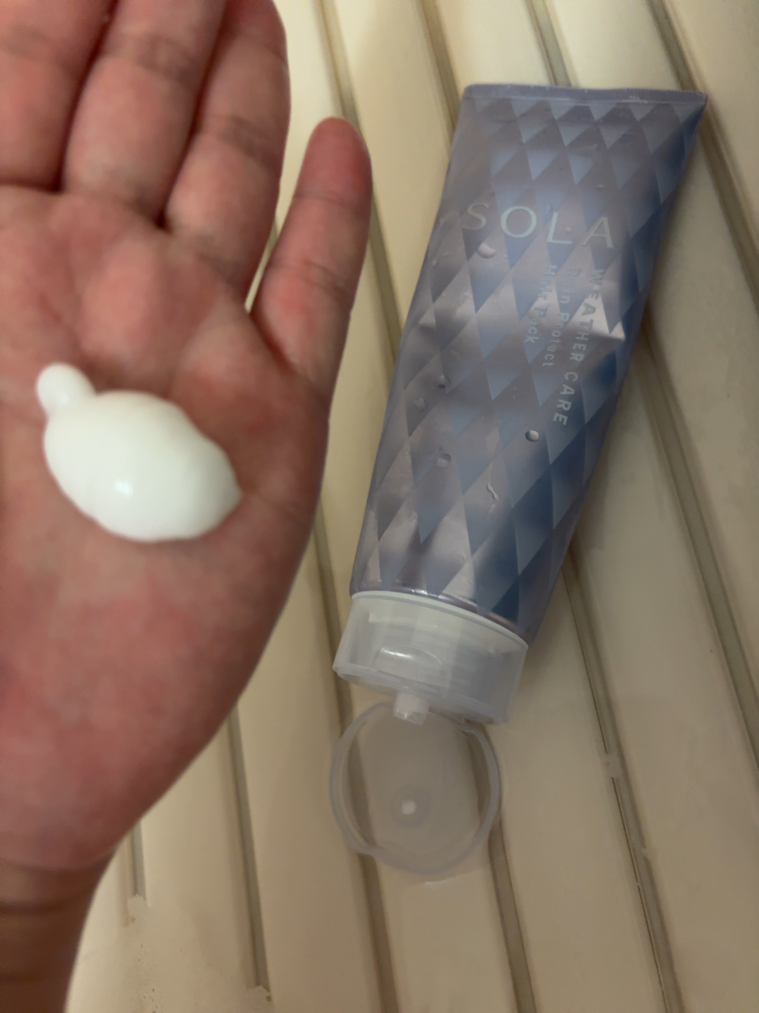 ソラ ウェザーケア レインプロテクト ヘアパック/SOLA WEATHER CARE/ヘアマスク・ヘアパックを使ったクチコミ（2枚目）