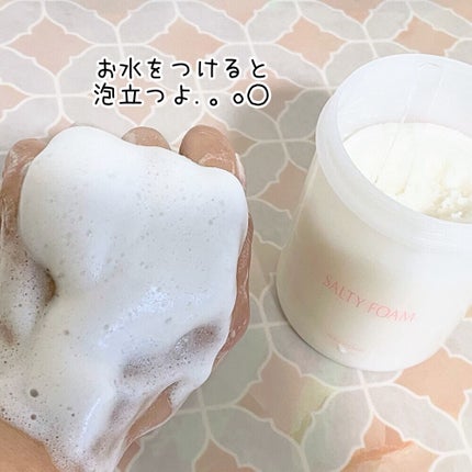 SALTY FOAM by MINAMO/RAVIJOUR/ボディスクラブを使ったクチコミ(5枚目)
