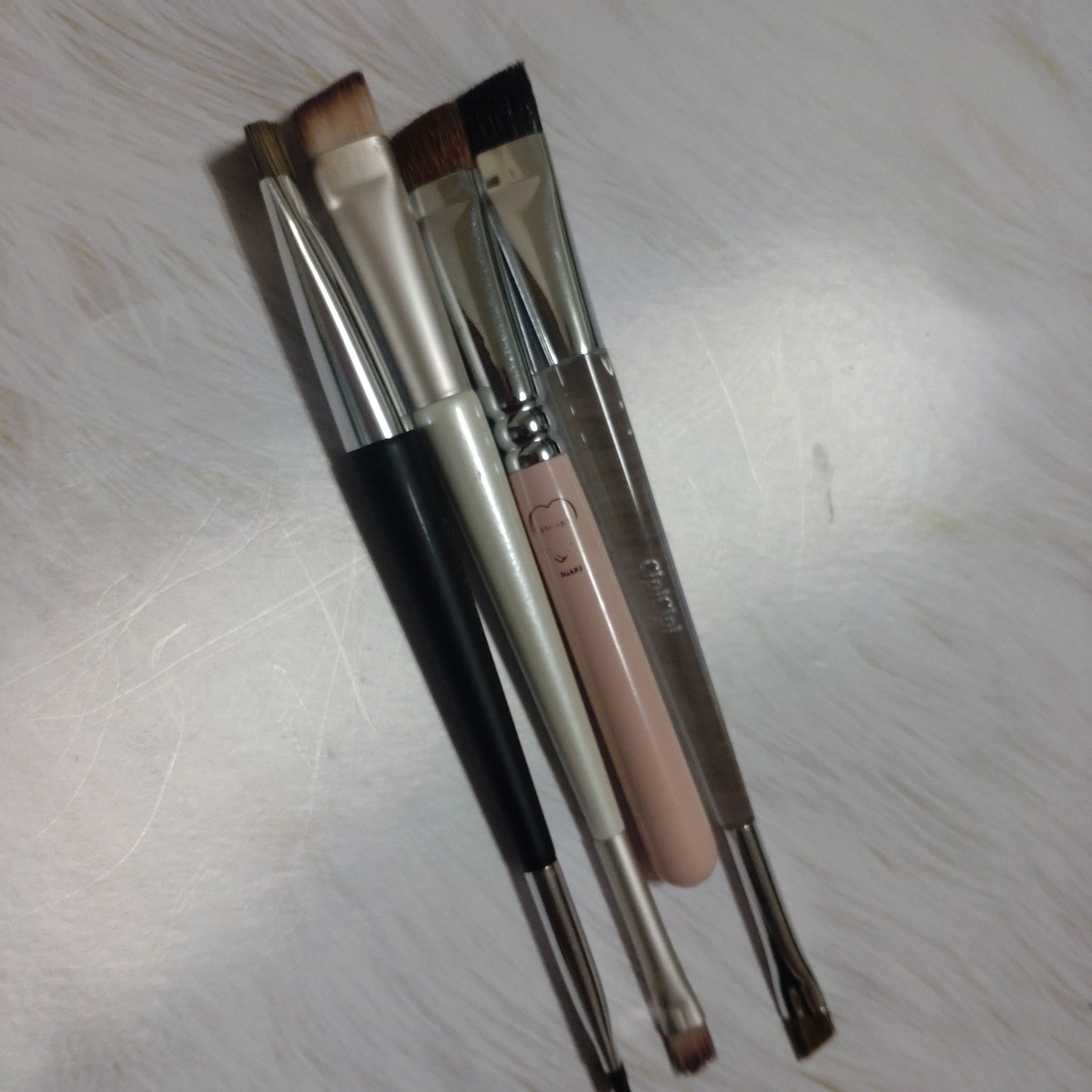 ダブルエンドアイブロウブラシ スマッジタイプ/ロージーローザ/メイクブラシを使ったクチコミ（2枚目）