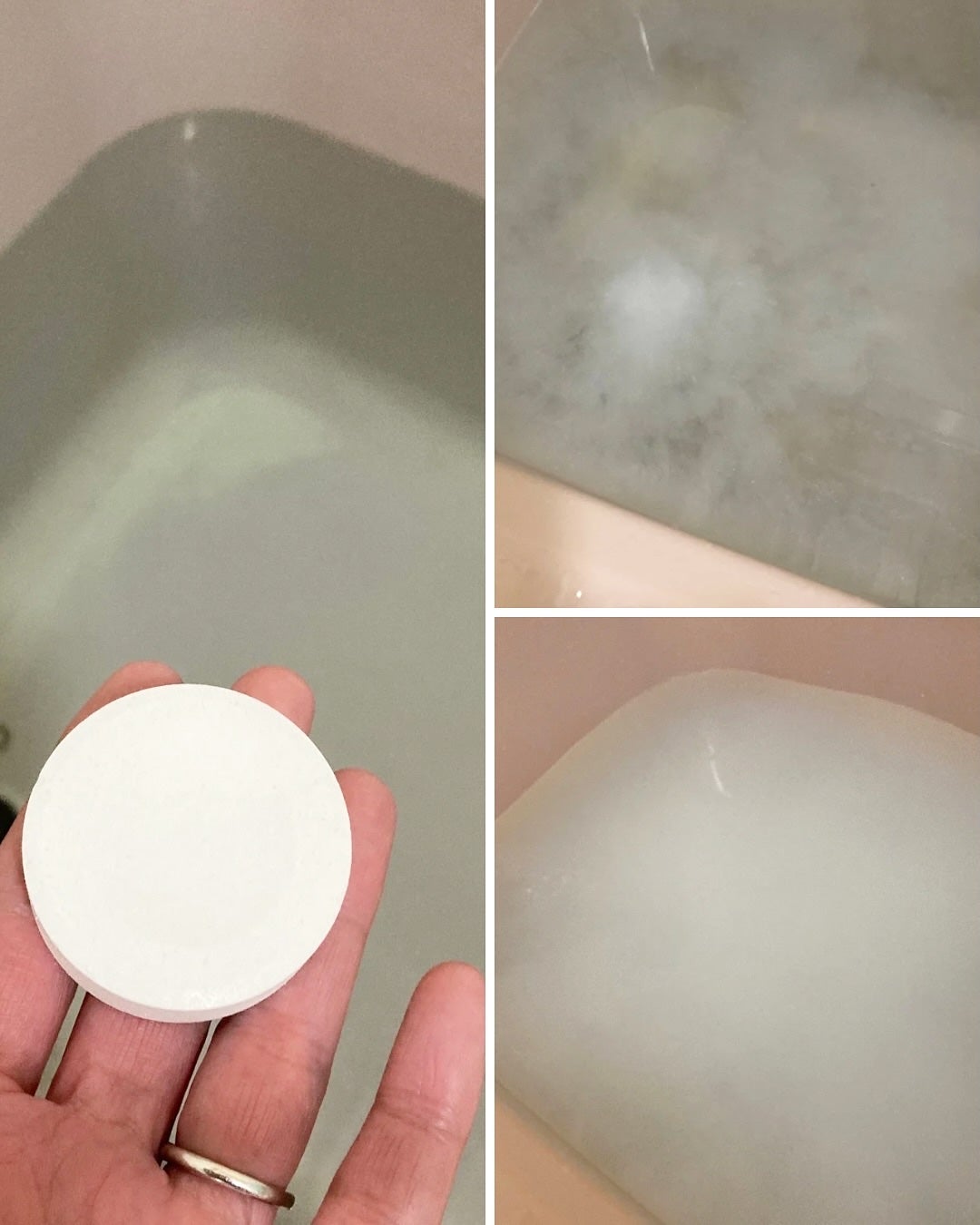 アンレーベル ラボ CO バスタブレット/unlabel/炭酸系入浴剤を使ったクチコミ(4枚目)