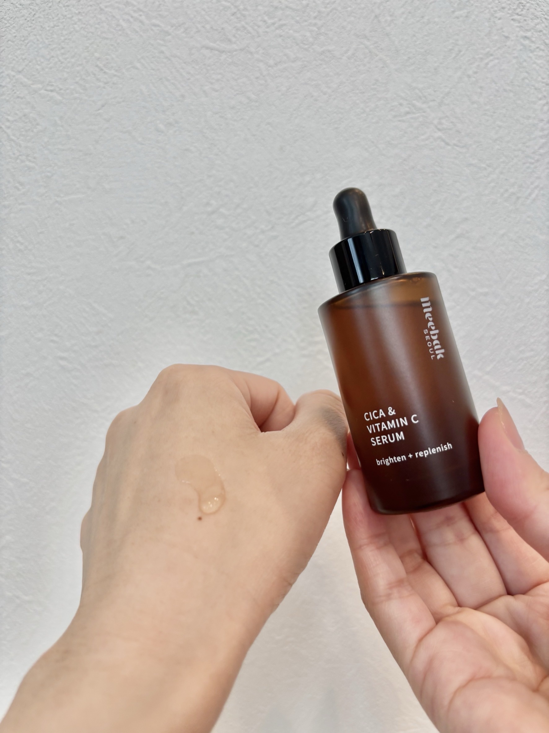 CICAビタミンCセラム/Meebak/美容液を使ったクチコミ（2枚目）