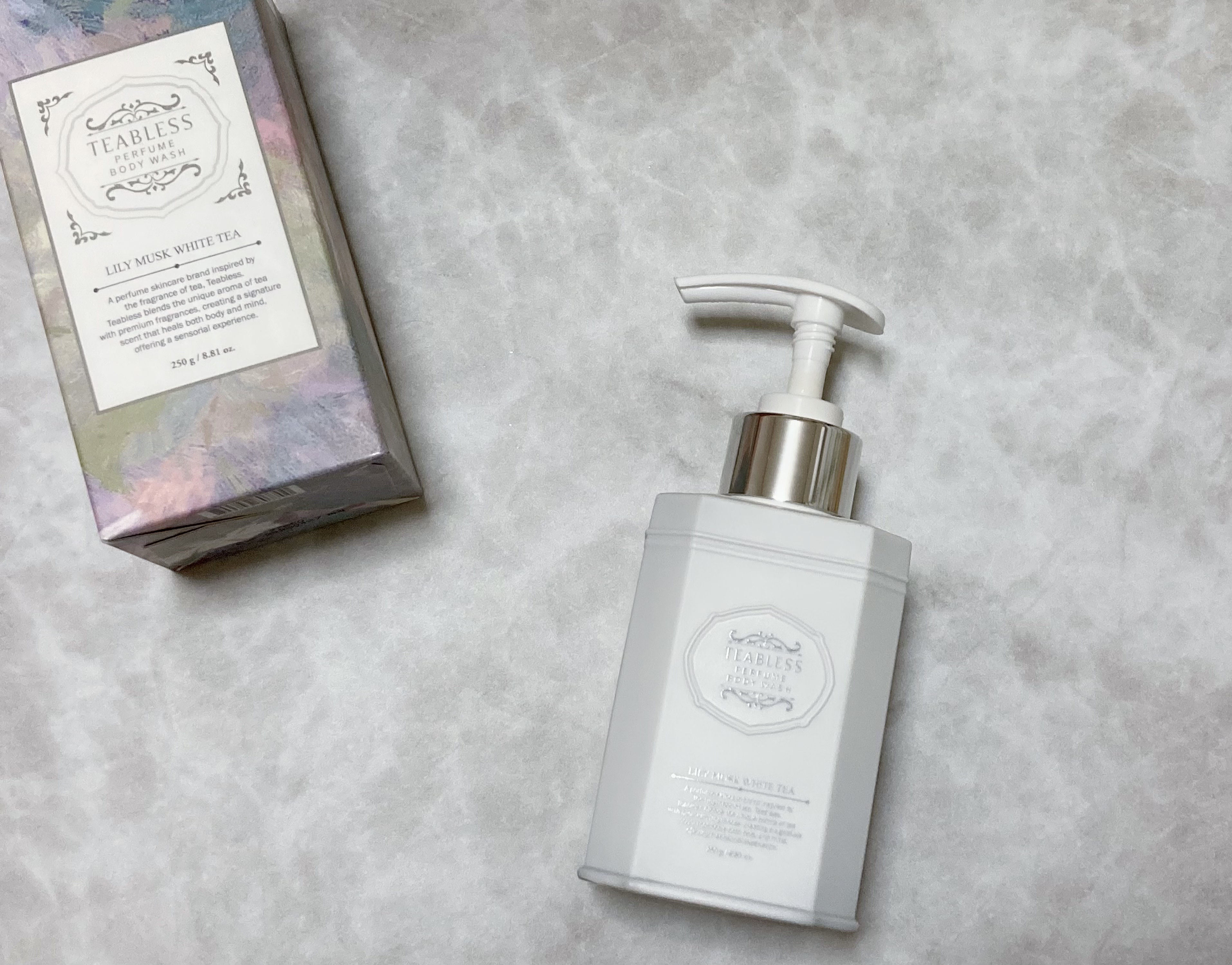 パフュームボディウォッシュ リリームスクホワイトティー/TEABLESS/ボディソープを使ったクチコミ（1枚目）