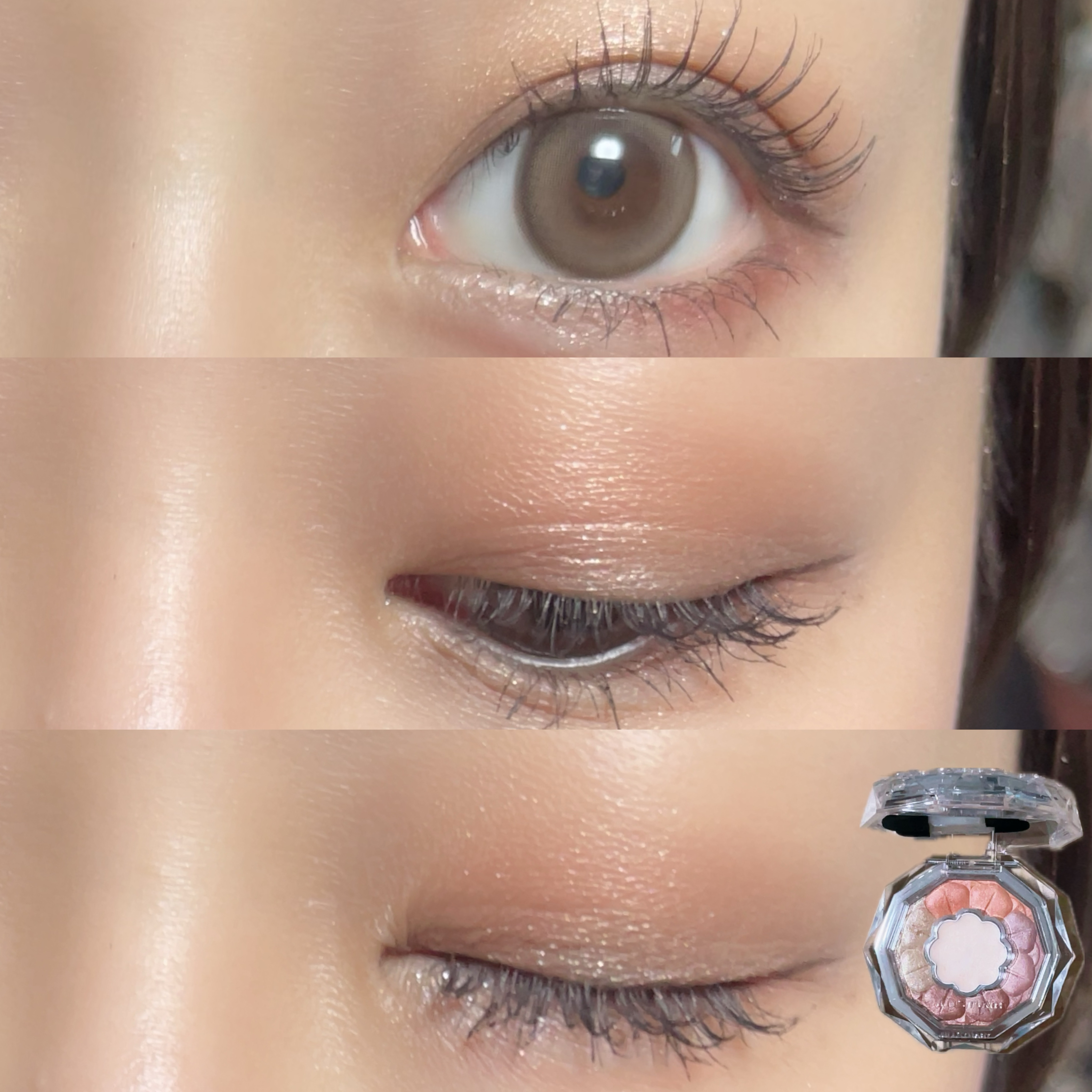 ジルスチュアート ブルームクチュール アイズ 02 tender poppy/JILL STUART/アイシャドウパレットを使ったクチコミ（1枚目）