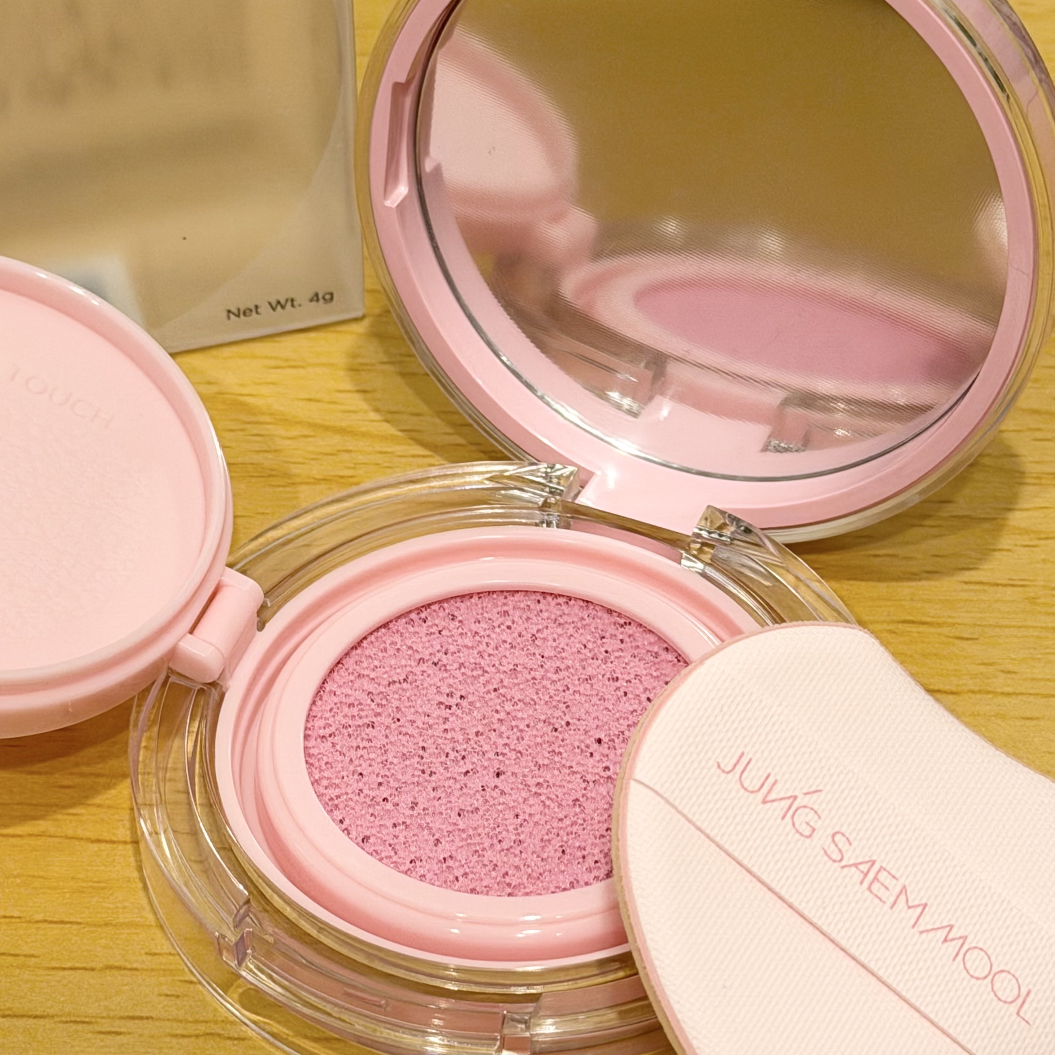 アーティストクッションブラッシュ/JUNG SAEM MOOL/リキッドチークを使ったクチコミ（1枚目）