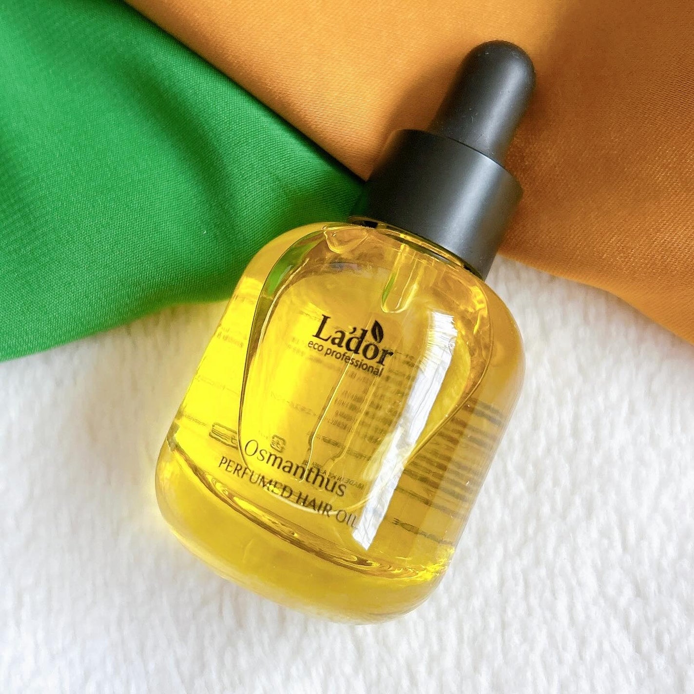 パフュームヘアオイル オスマンサス/La'dor/ヘアオイルを使ったクチコミ(2枚目)