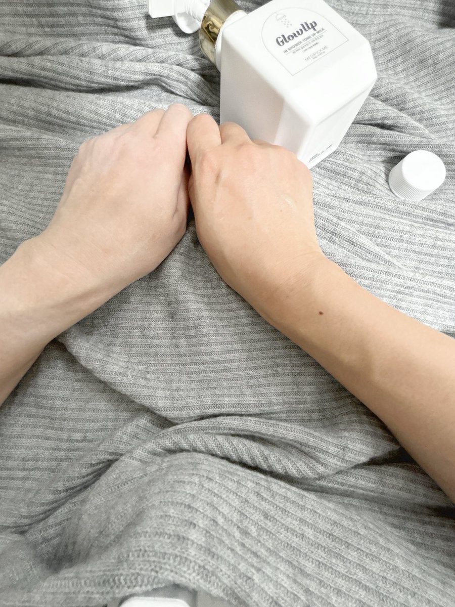 グローアップインシャワートーンアップミルク/MEDIPICKME/ボディクリームを使ったクチコミ（3枚目）