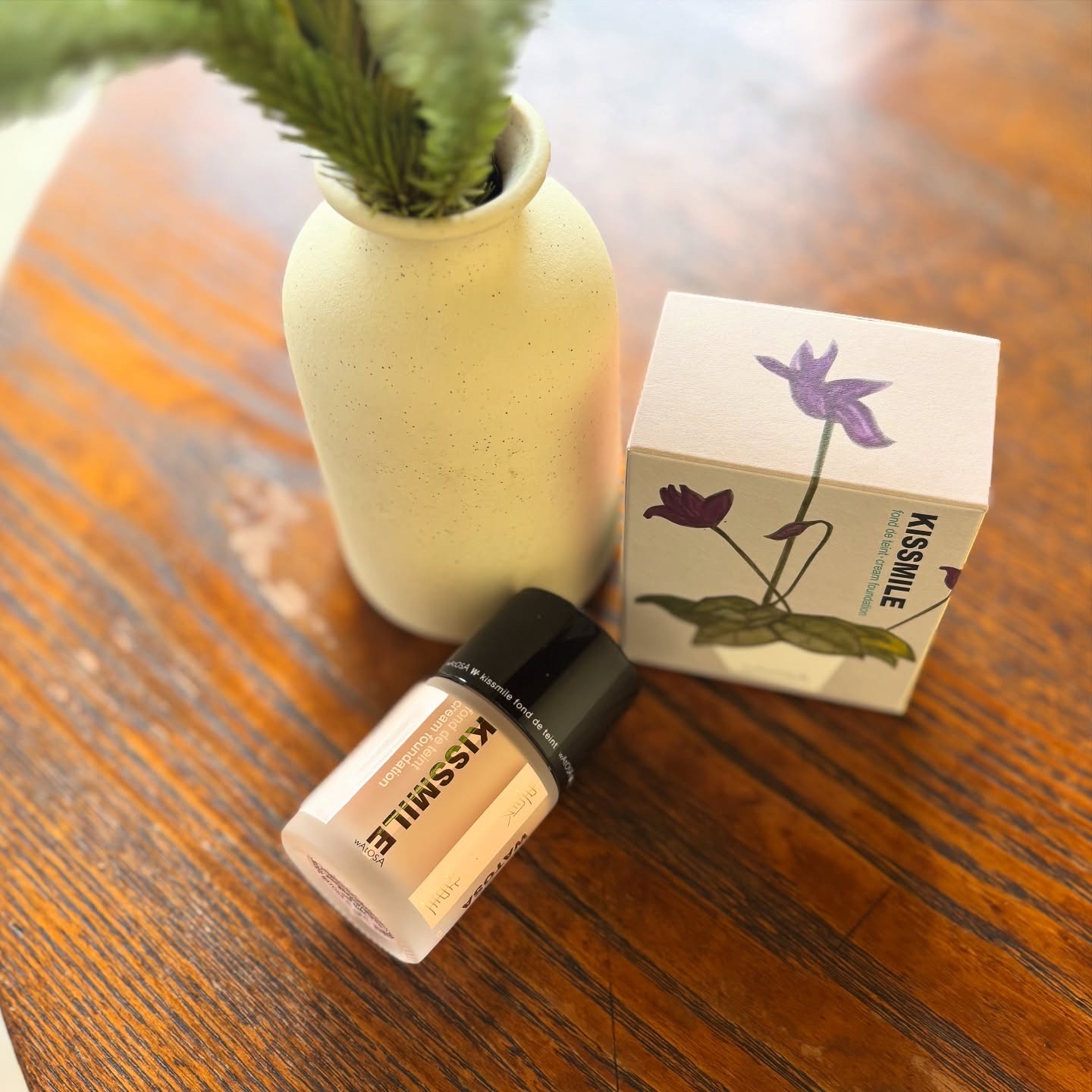 キスミレ ファンデーション クリーム/ワトゥサ/クリーム・エマルジョンファンデーションを使ったクチコミ（1枚目）