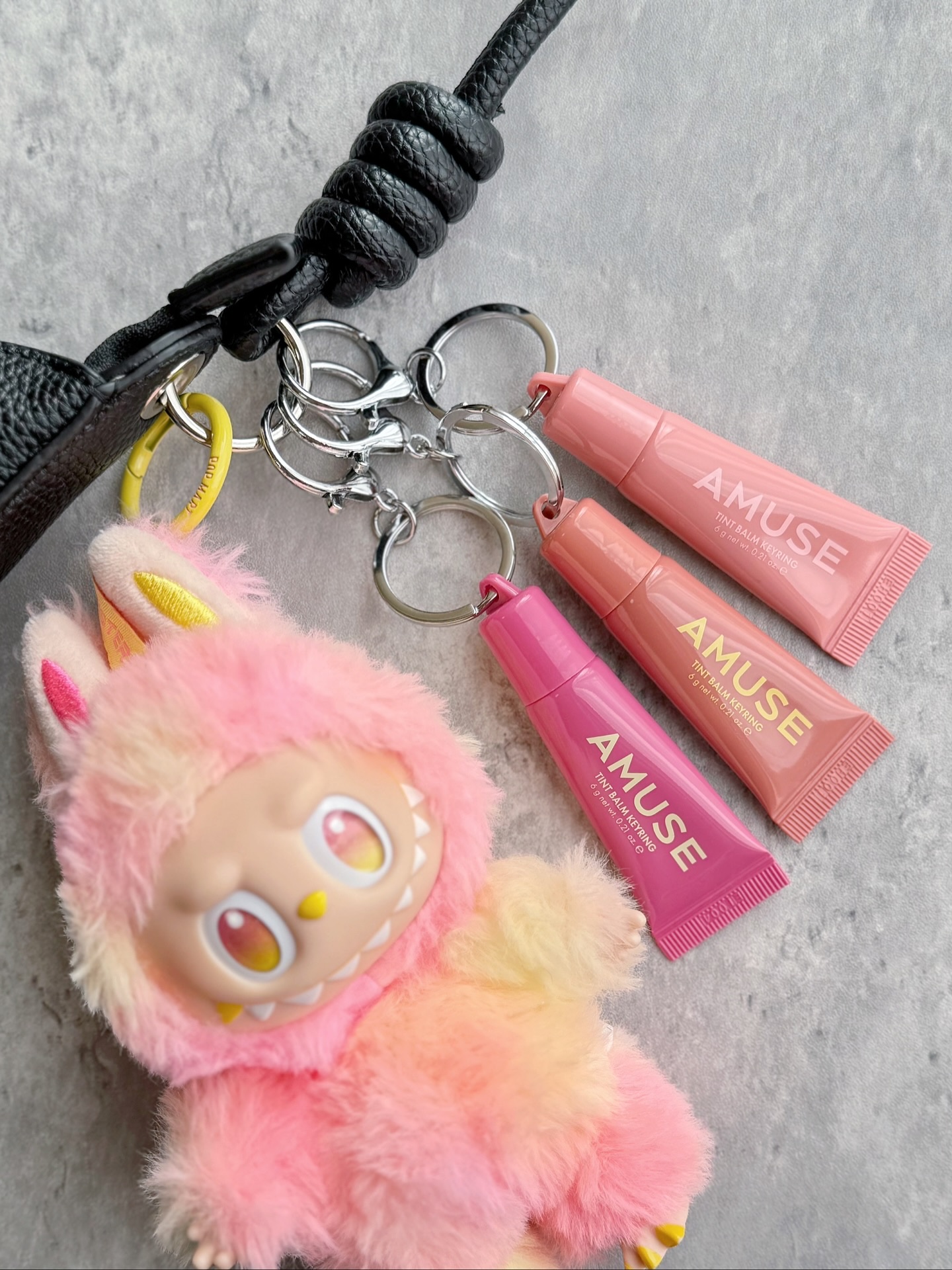 ケア/ティントバームキーリング/AMUSE/リップグロスを使ったクチコミ（1枚目）