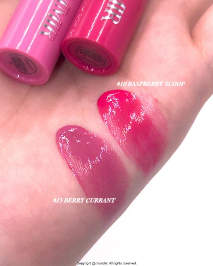 One Coat Glow Lip Tint Mini/Lummir/リップティントを使ったクチコミ(3枚目)
