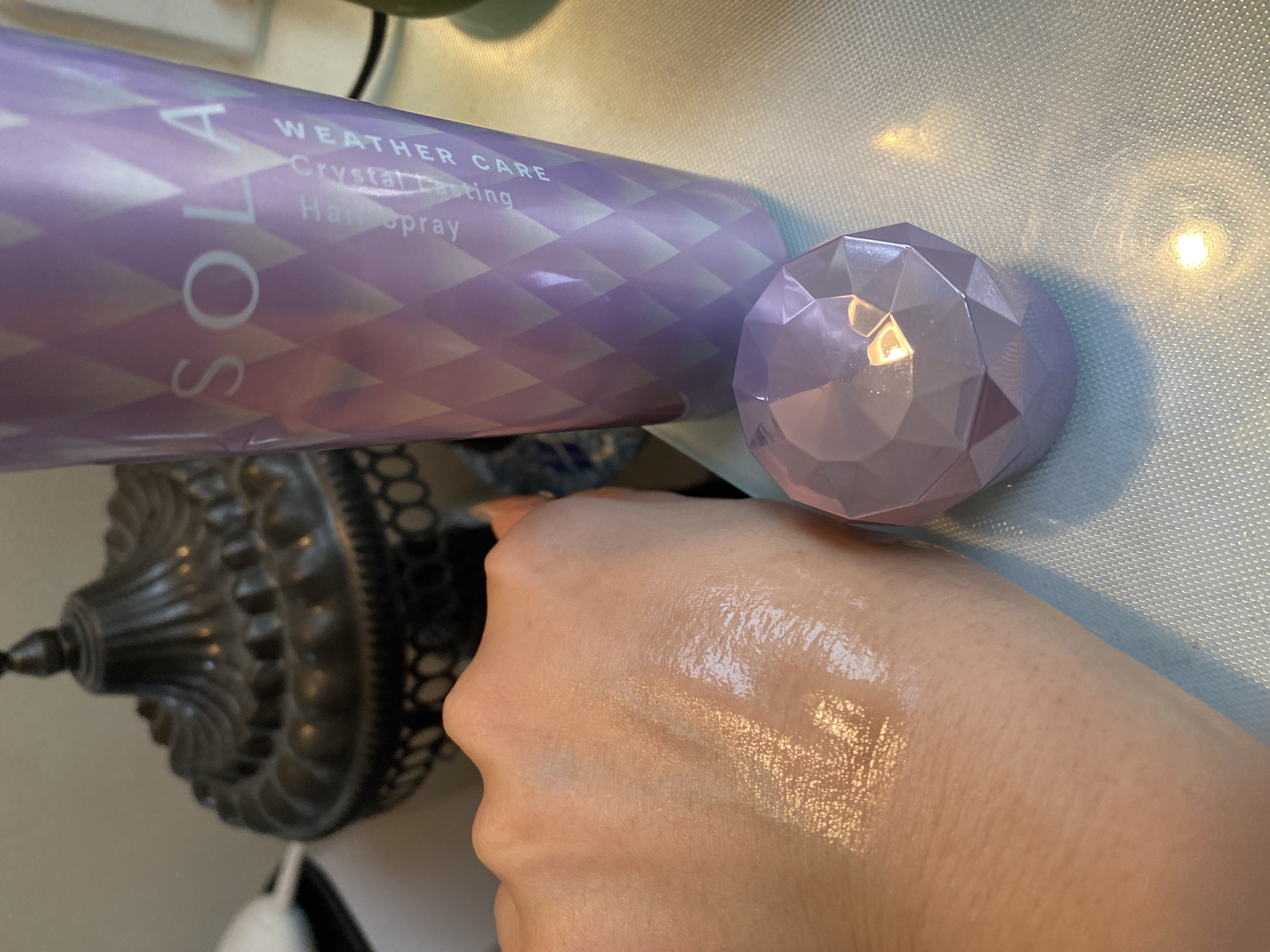 ソラ ウェザーケア クリスタルラスティング ヘアスプレー/SOLA WEATHER CARE/ヘアスプレーを使ったクチコミ（2枚目）