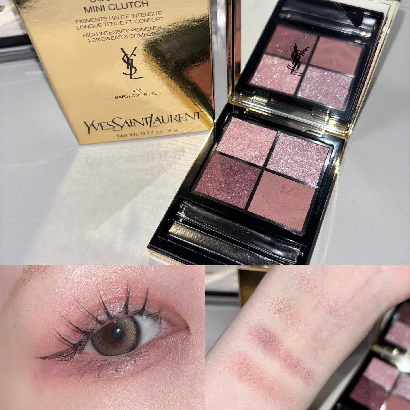 クチュール ミニ クラッチ/YVES SAINT LAURENT BEAUTE/アイシャドウパレットを使ったクチコミ(1枚目)