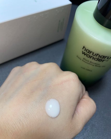 ブラックバンブーデイリースムージングボディーオイル/haruharu wonder/ボディオイルを使ったクチコミ(4枚目)