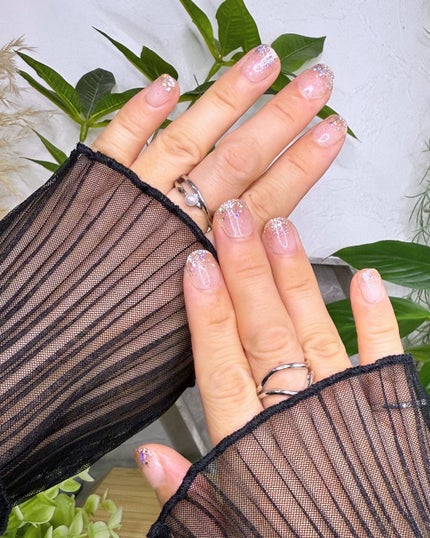 セミキュアジェルネイル(ハンド)/ohora/ネイルシールを使ったクチコミ(7枚目)