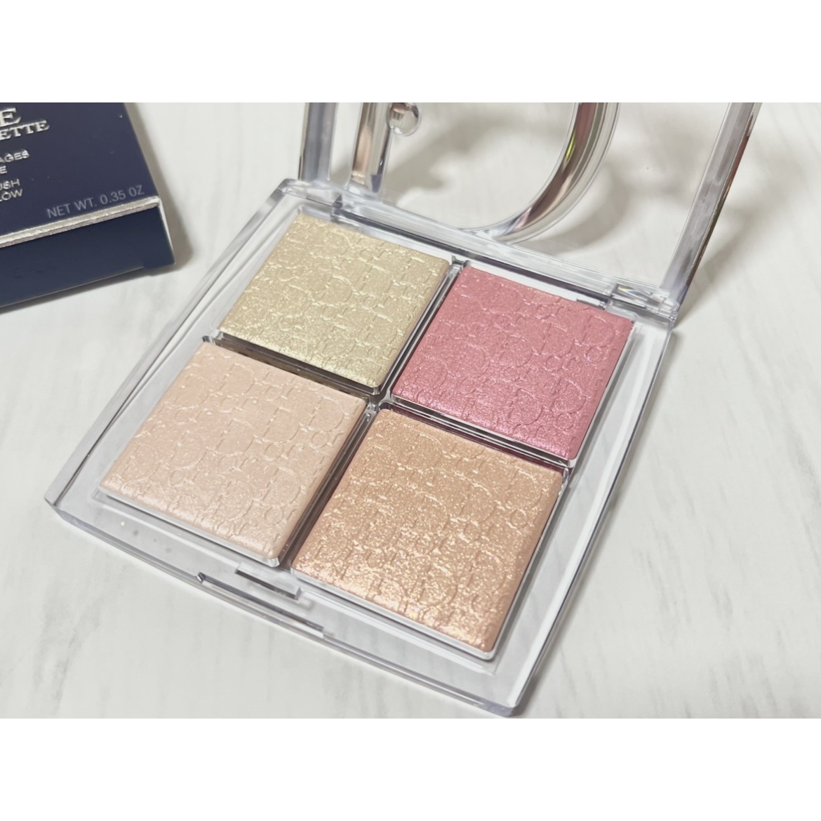 バックステージ グロウ マキシマイザー パレット/Dior/ハイライトを使ったクチコミ（2枚目）