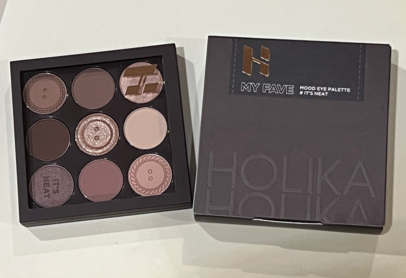 マイフェイブムードアイパレット 9カラー/HOLIKA HOLIKA/アイシャドウパレットを使ったクチコミ(2枚目)