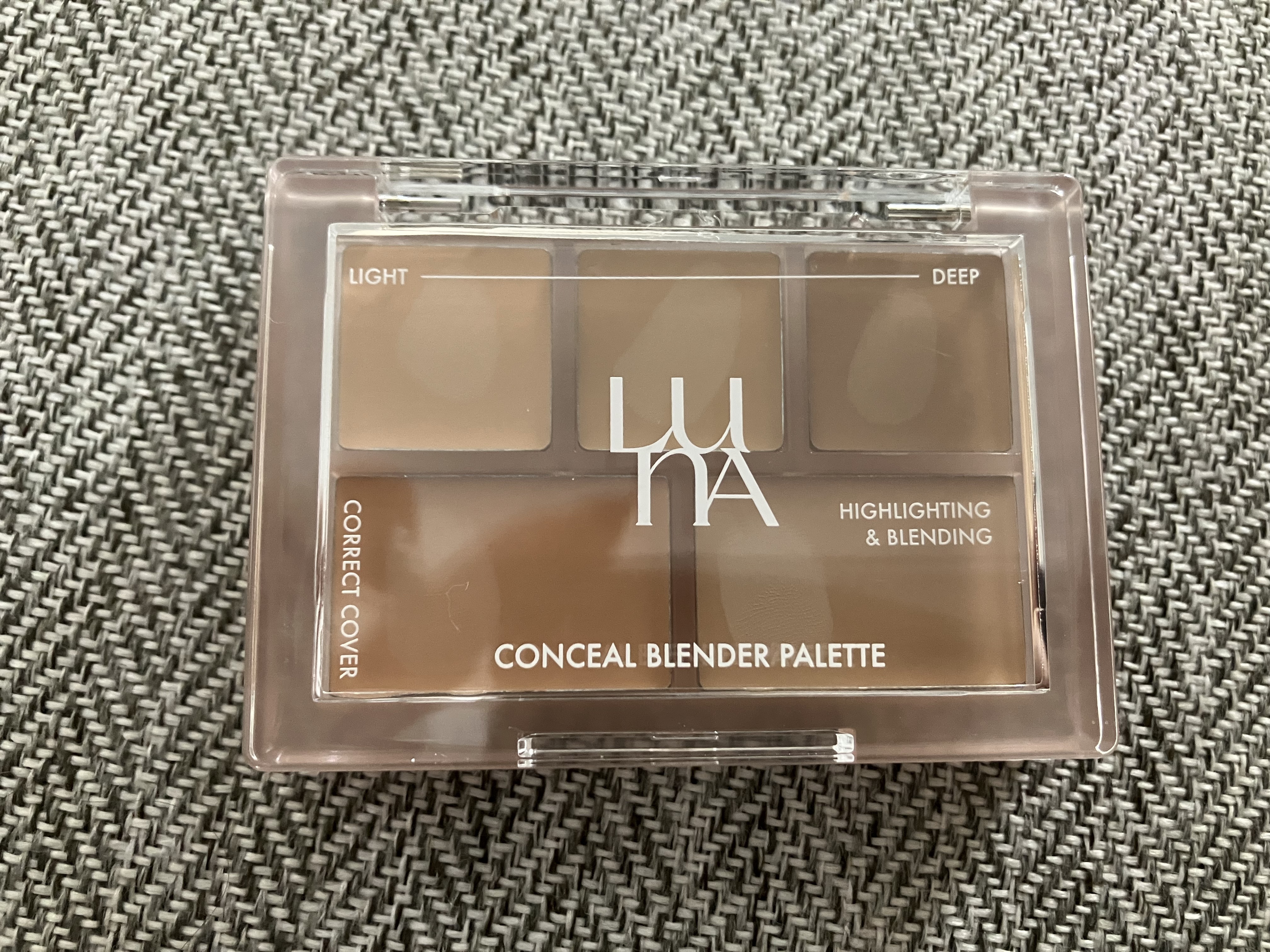 コンシールブレンダーパレット 03 パーフェクトカバーナチュラル/LUNA/パレットコンシーラーを使ったクチコミ（1枚目）