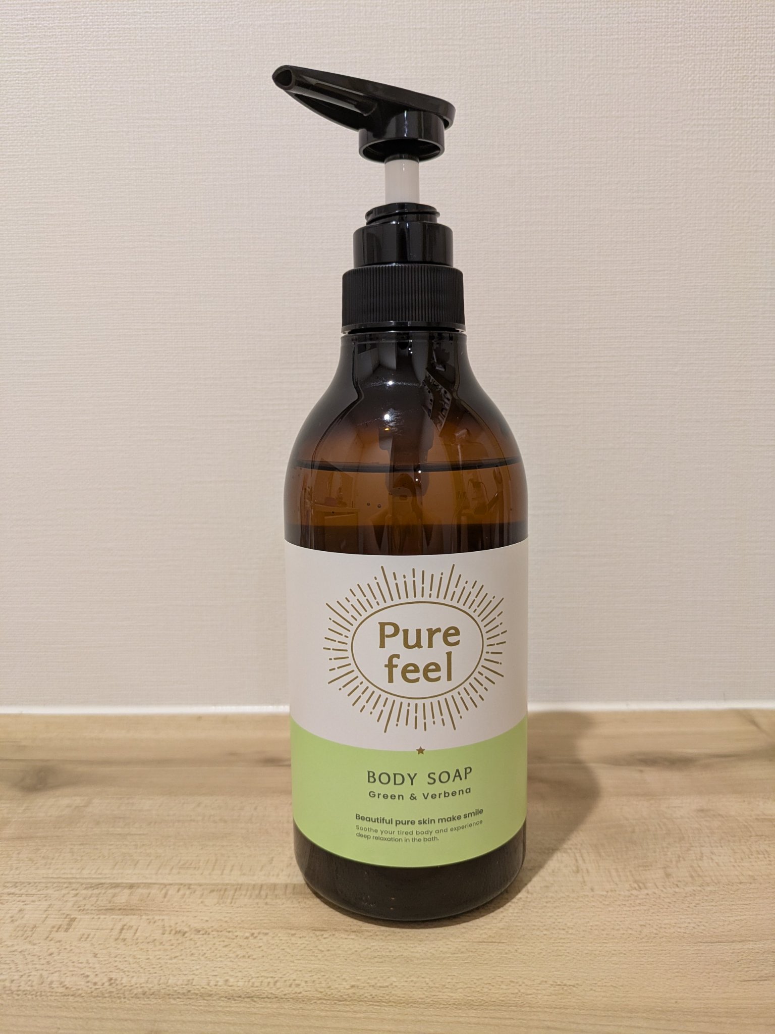 Purefeel ボディソープ グリーン＆ヴァーベナの香り/Purefeel/ボディソープを使ったクチコミ（1枚目）