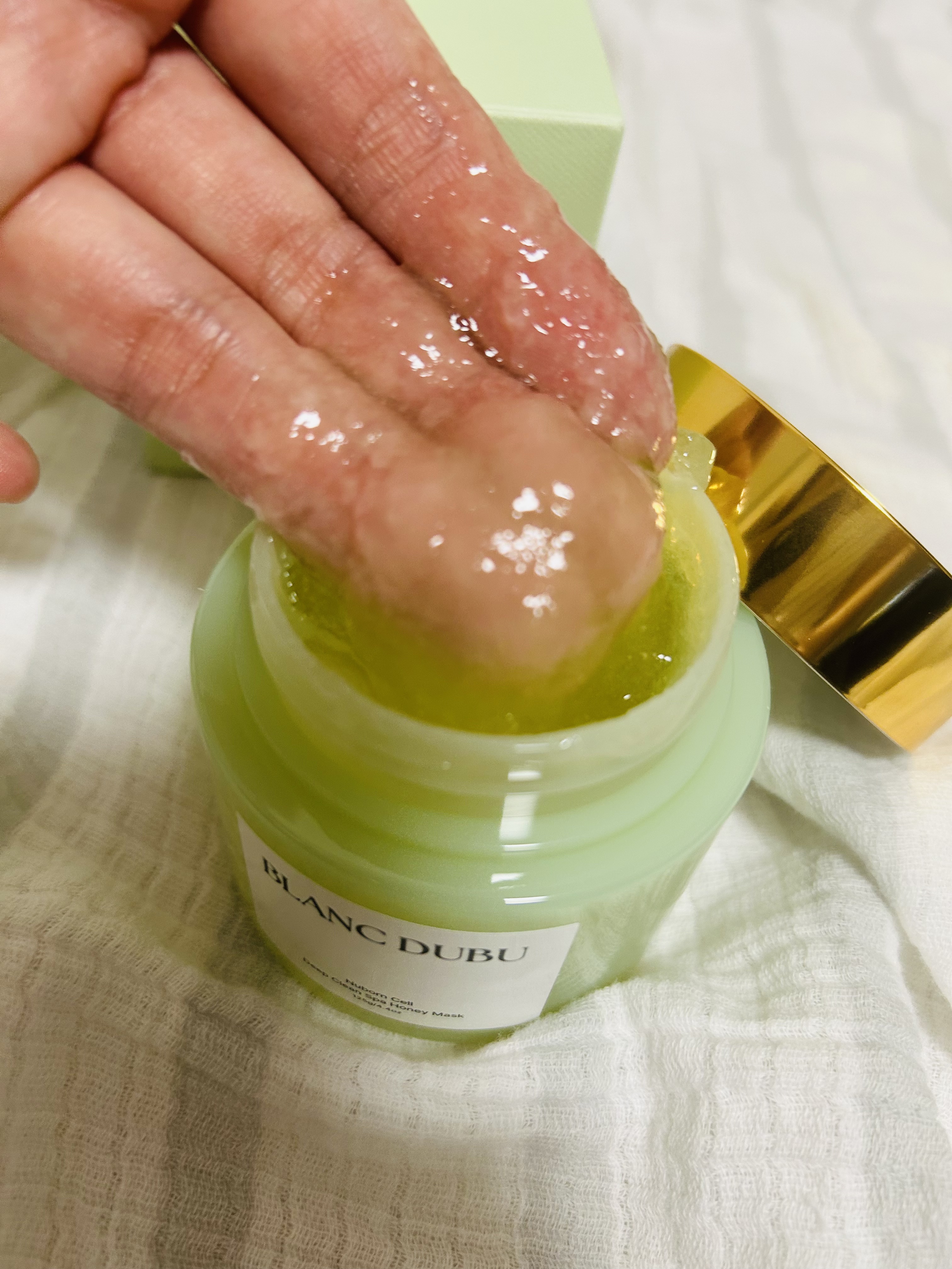 [ブランドゥブ] ヌボンセル ハニースパ クレンジングマスク/BLANC DUBU/その他洗顔料を使ったクチコミ（3枚目）