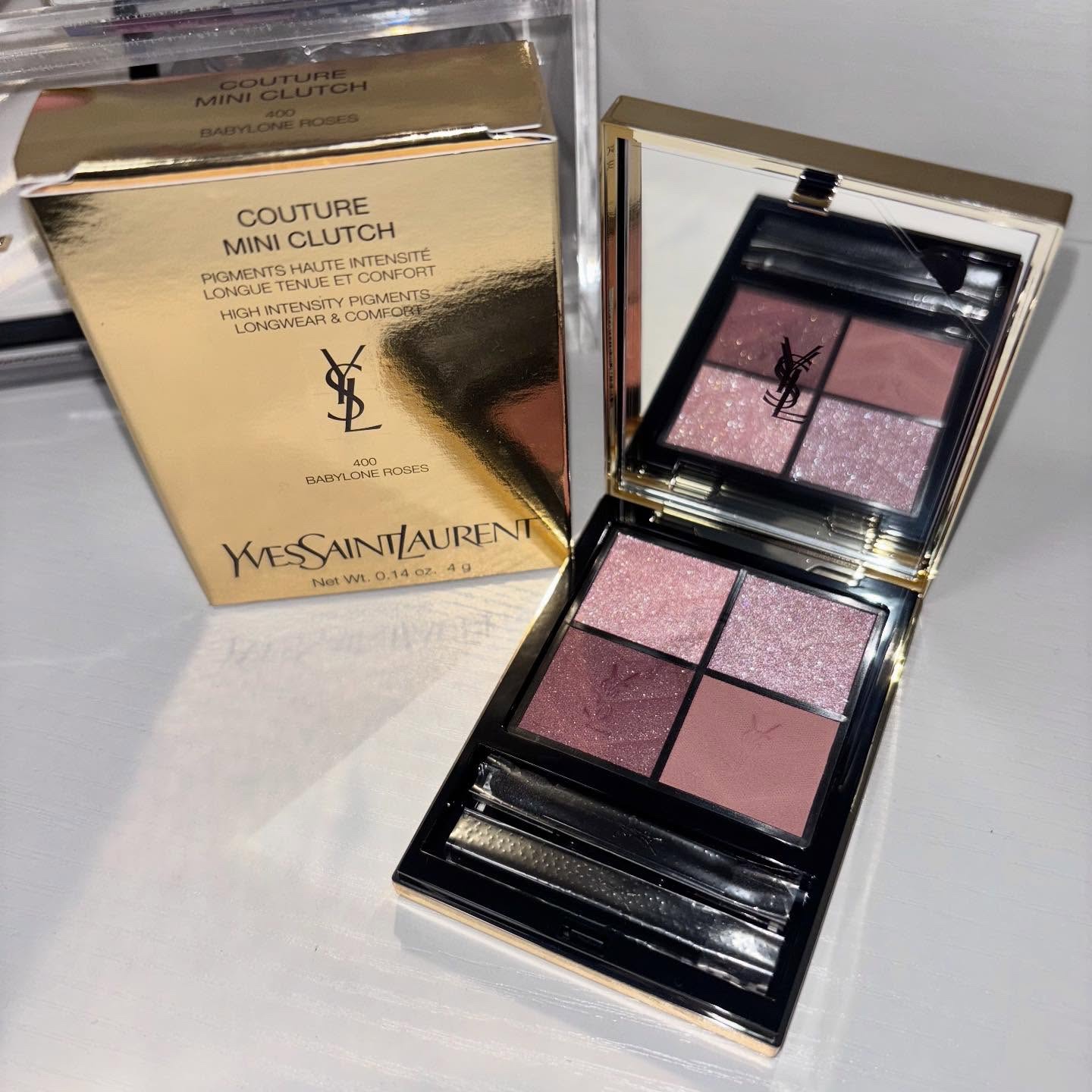 クチュール ミニ クラッチ/YVES SAINT LAURENT BEAUTE/アイシャドウパレットを使ったクチコミ（2枚目）