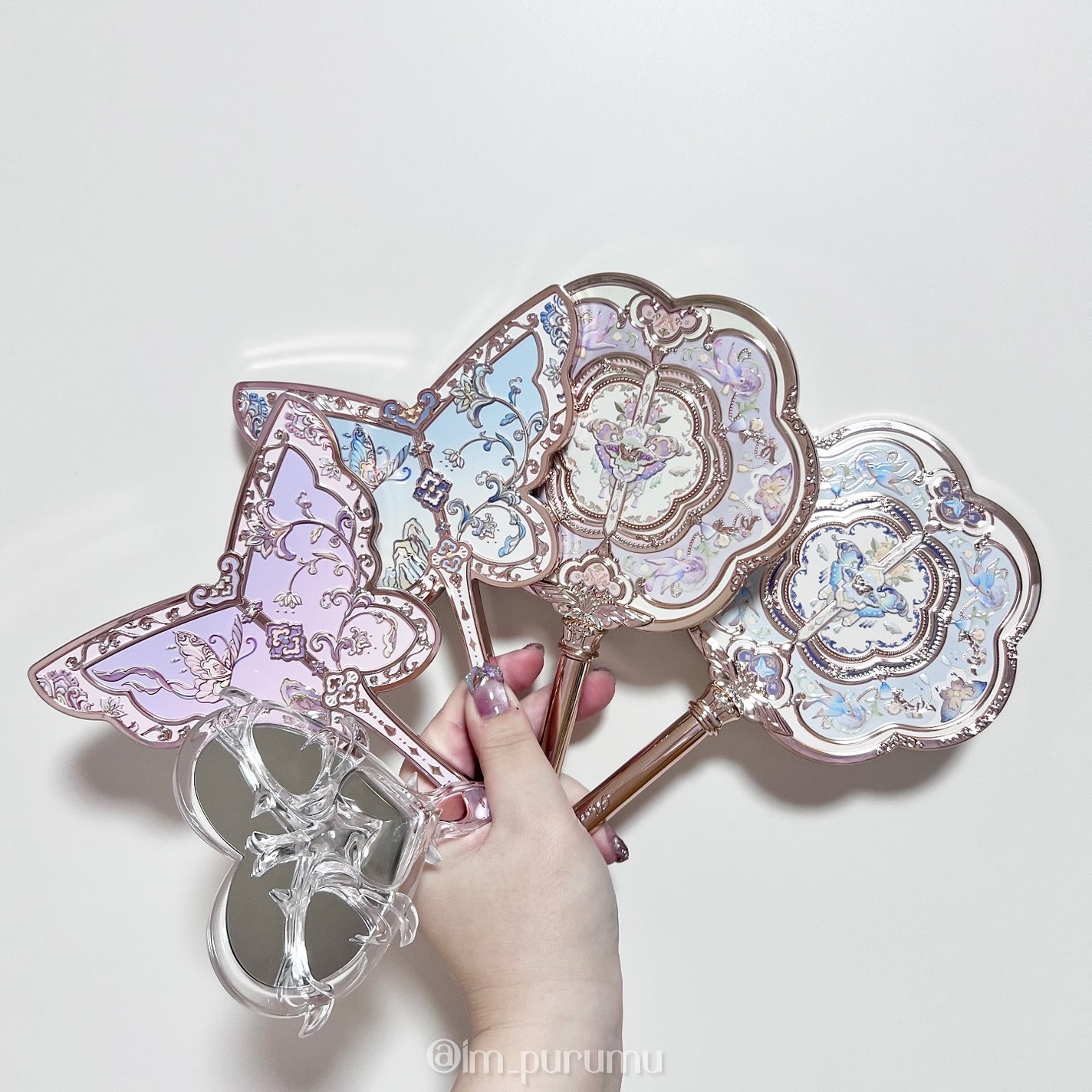 胡蝶雲肩ハンドミラー/FlowerKnows/その他化粧小物を使ったクチコミ(1枚目)