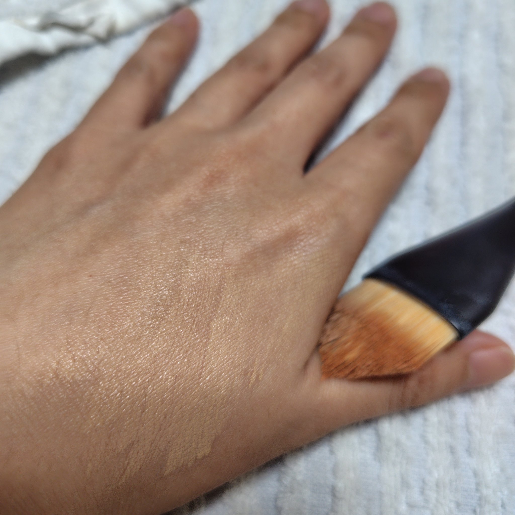 マルチユースブラシ〈ベース〉/ロージーローザ/メイクブラシを使ったクチコミ（3枚目）